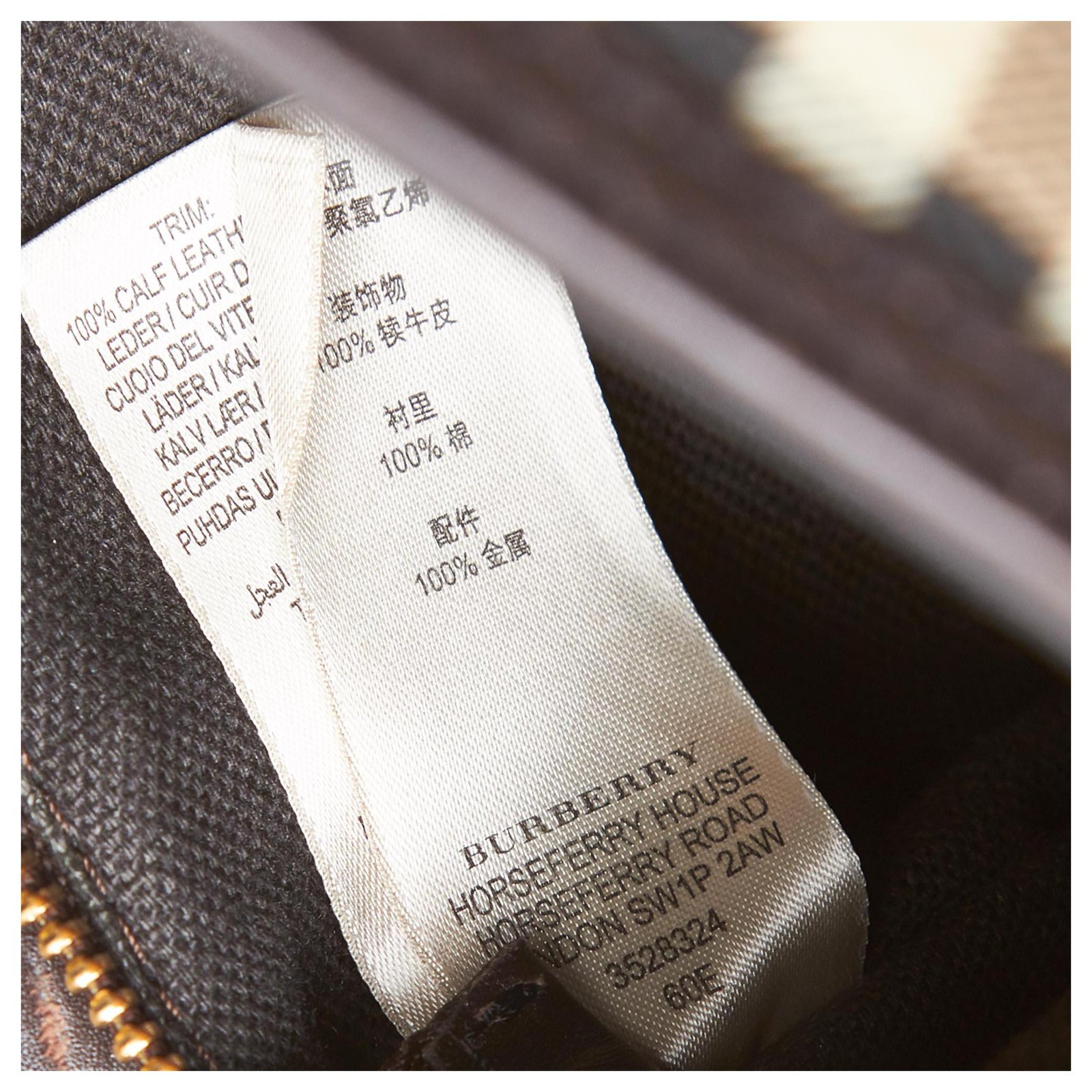 burberry serial number verification