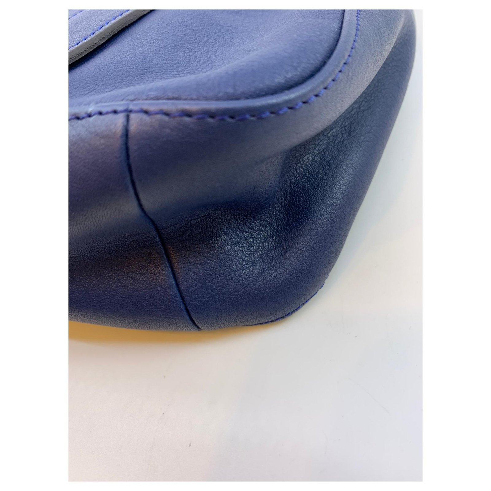 Longchamp Basket 3D Navy blue Leather ref.139095 - Joli Closet