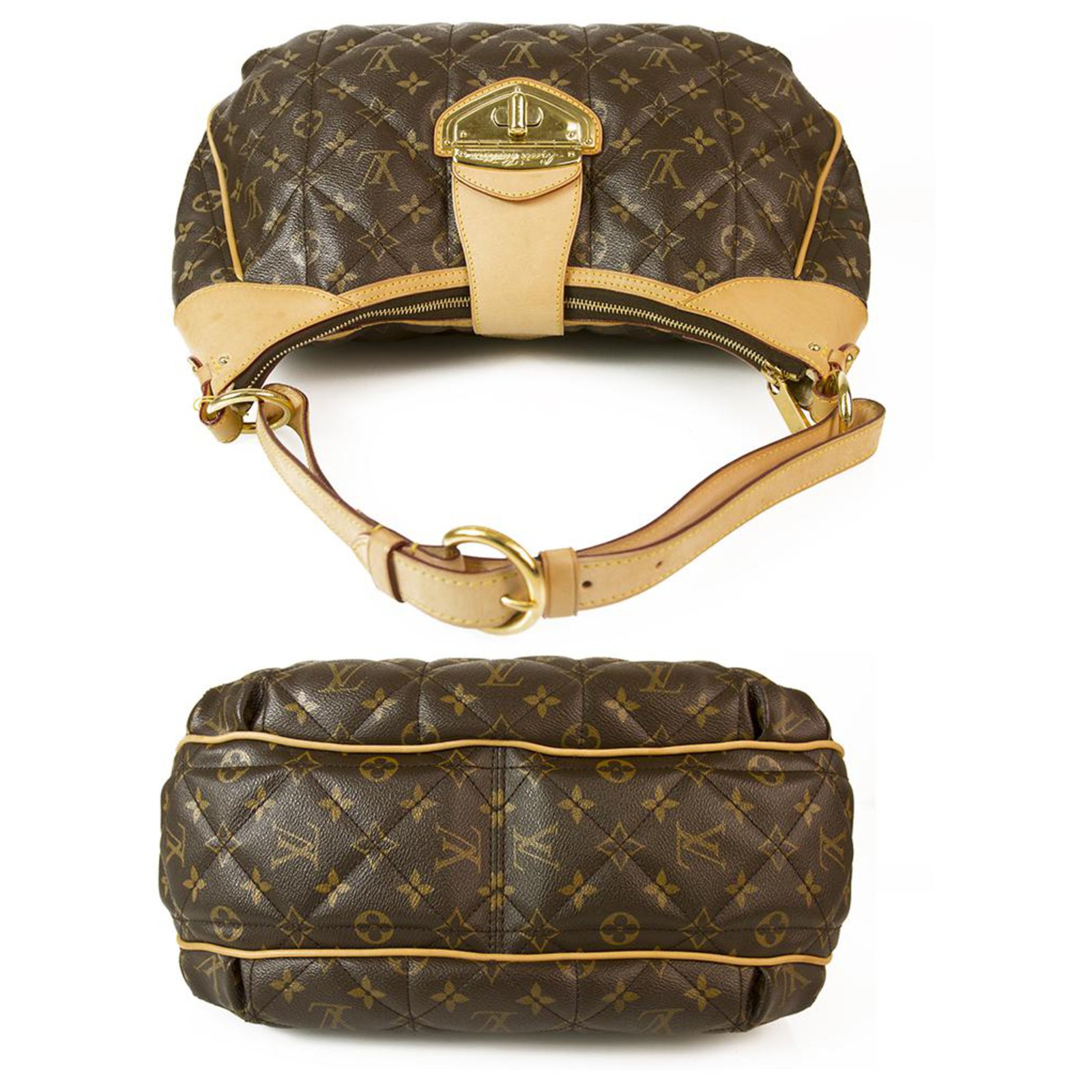 LOUIS VUITTON Monogram Canvas Etoile City GM Shoulder Bag Shopping handbag  Brown ref.139577 - Joli Closet