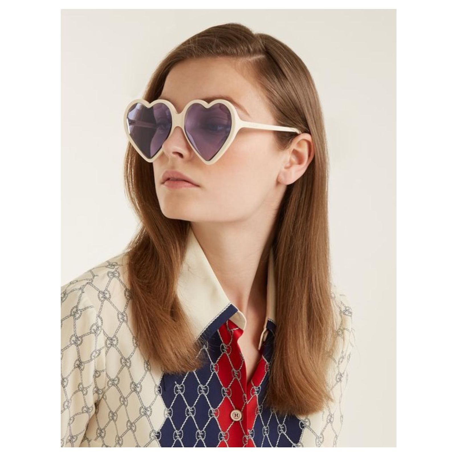 Gucci Sunglasses with  Pouch and Sleeve - Gucci Hollywood Sunglasses -New Gucci Sunglasses Purple Acetate ref.JC139801 (Sold) - Joli  main image 2