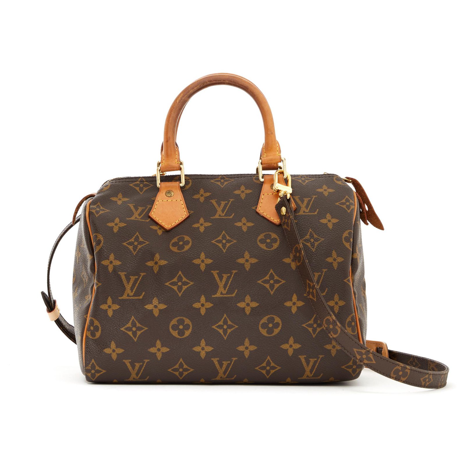 Detachable Louis Vuitton monogram shoulder strap Brown Cloth ref.369790 -  Joli Closet
