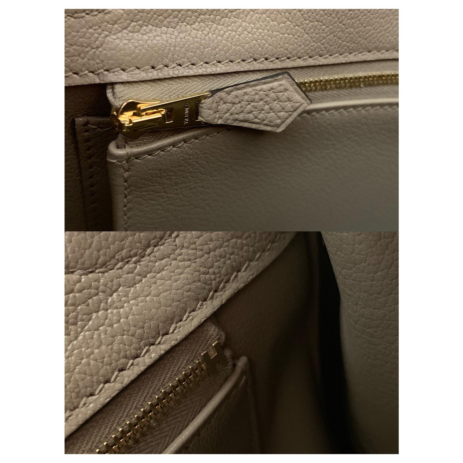 Birkin Hermès Hermes Gris Tourterelle Togo 30CM Rose Gold Hardware Grey  Leather ref.140554 - Joli Closet