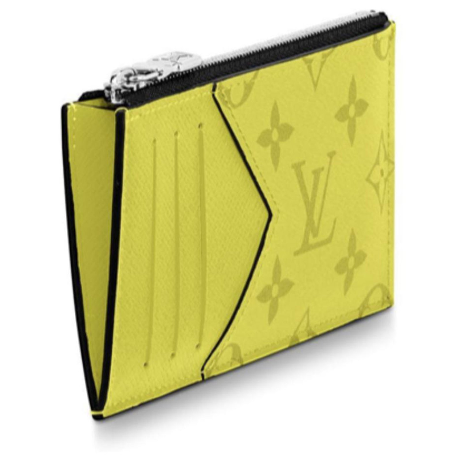 Louis Vuitton Porte carte Yellow Leather ref.35686 - Joli Closet