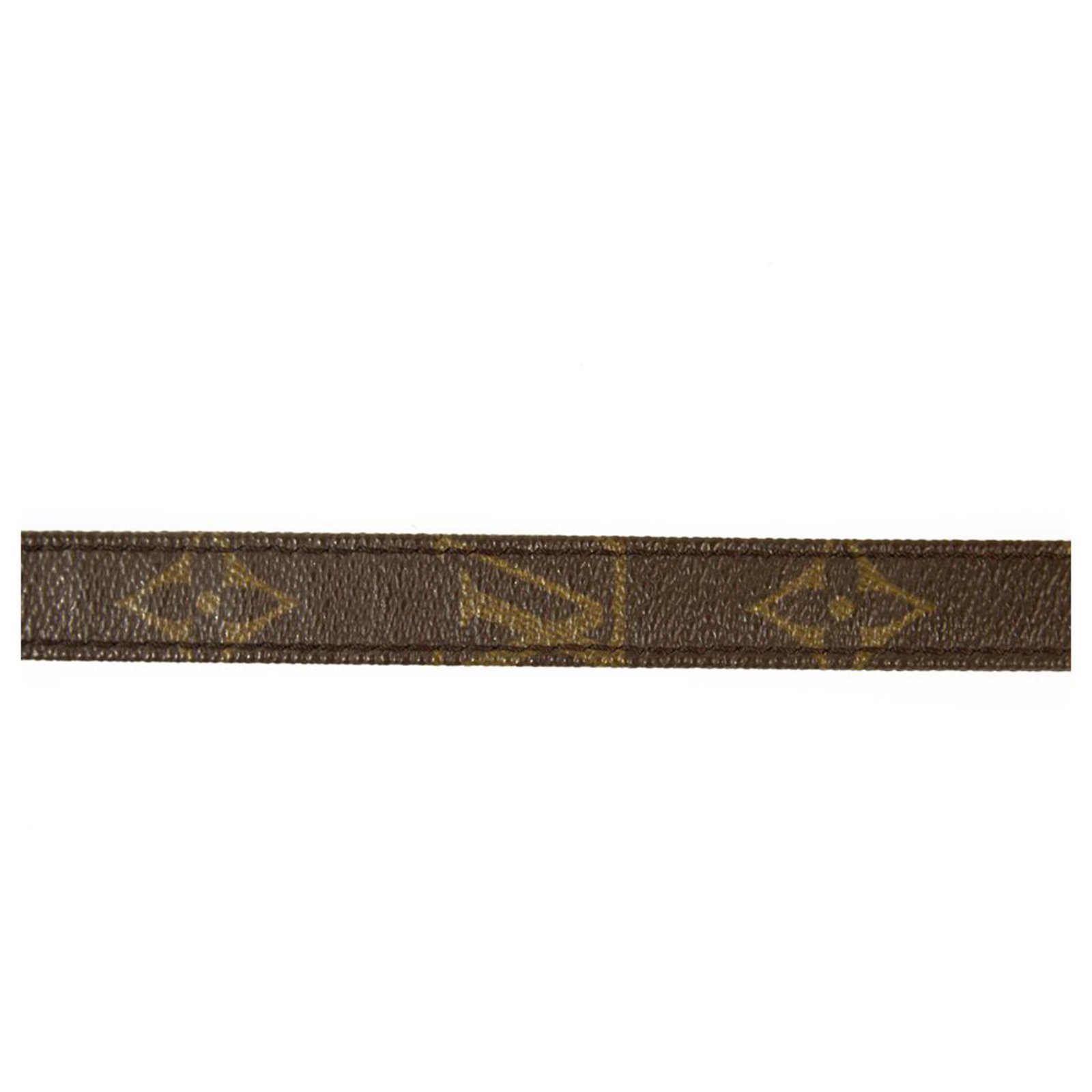 Louis Vuitton Non-Adjustable Leather Shoulder Monogram canvas Strap Brown  ref.140851 - Joli Closet