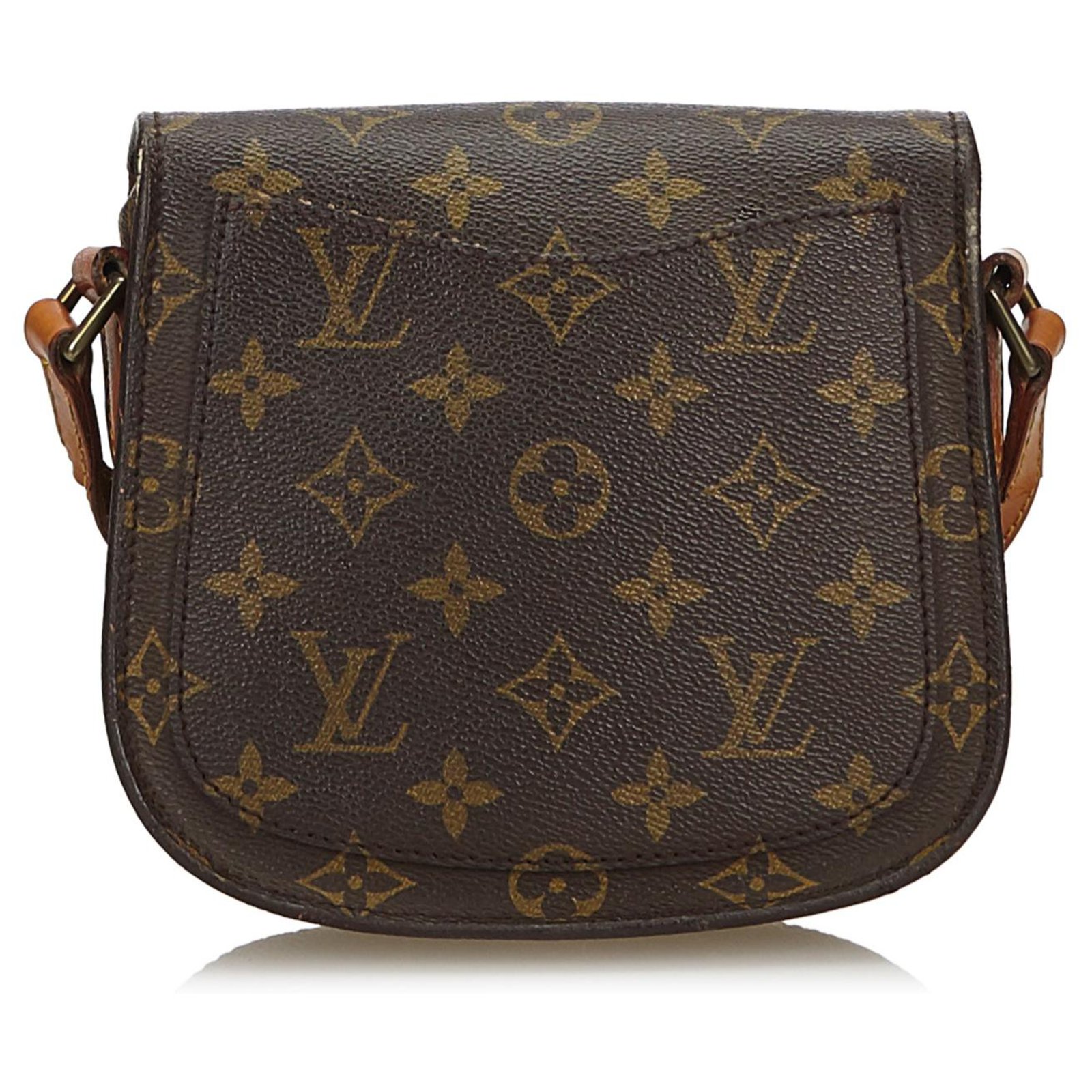 Louis Vuitton Brown Monogram Saint Cloud MM Leather Cloth ref.141046 - Joli  Closet