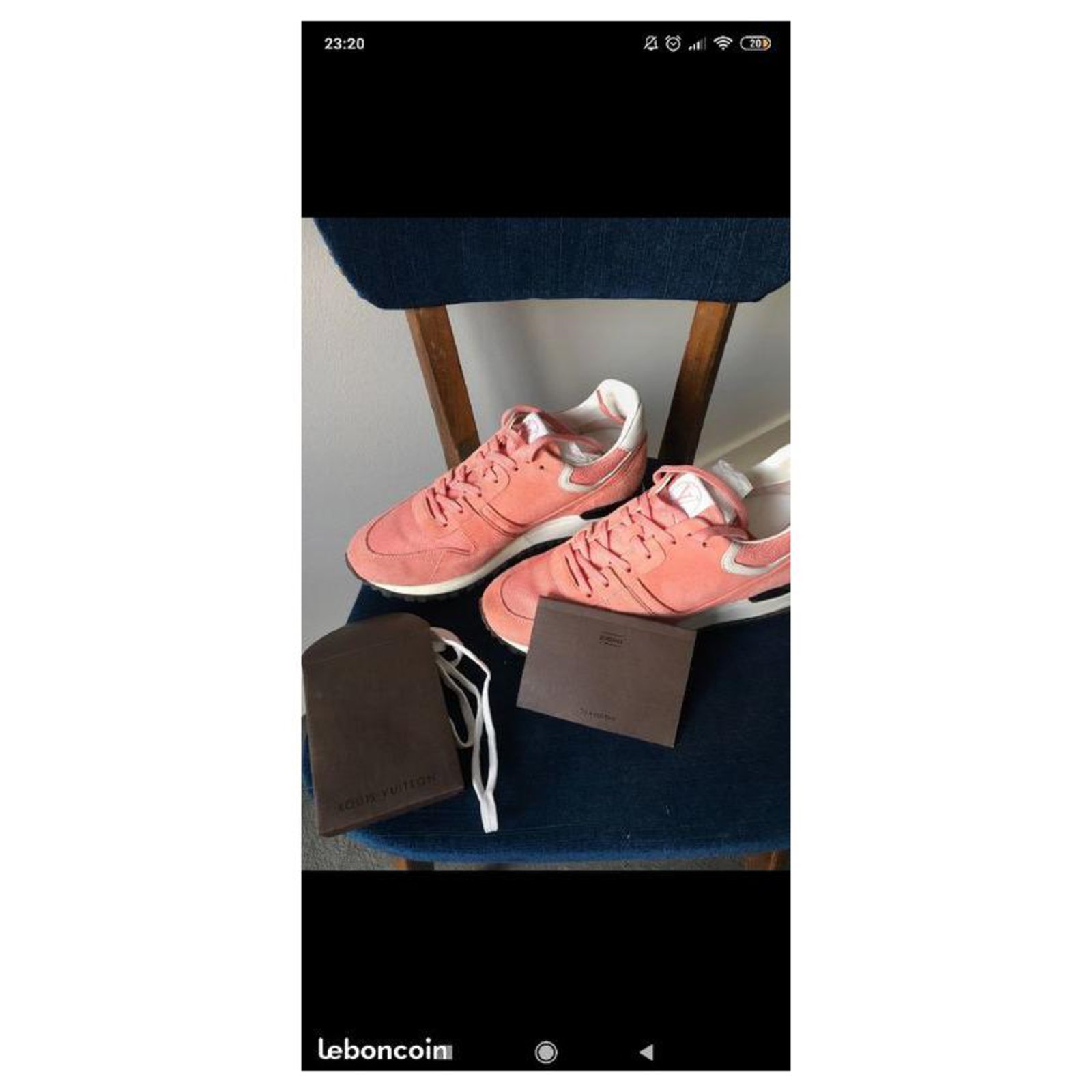 Louis Vuitton Run Away Pink Suede ref.141093 - Joli Closet