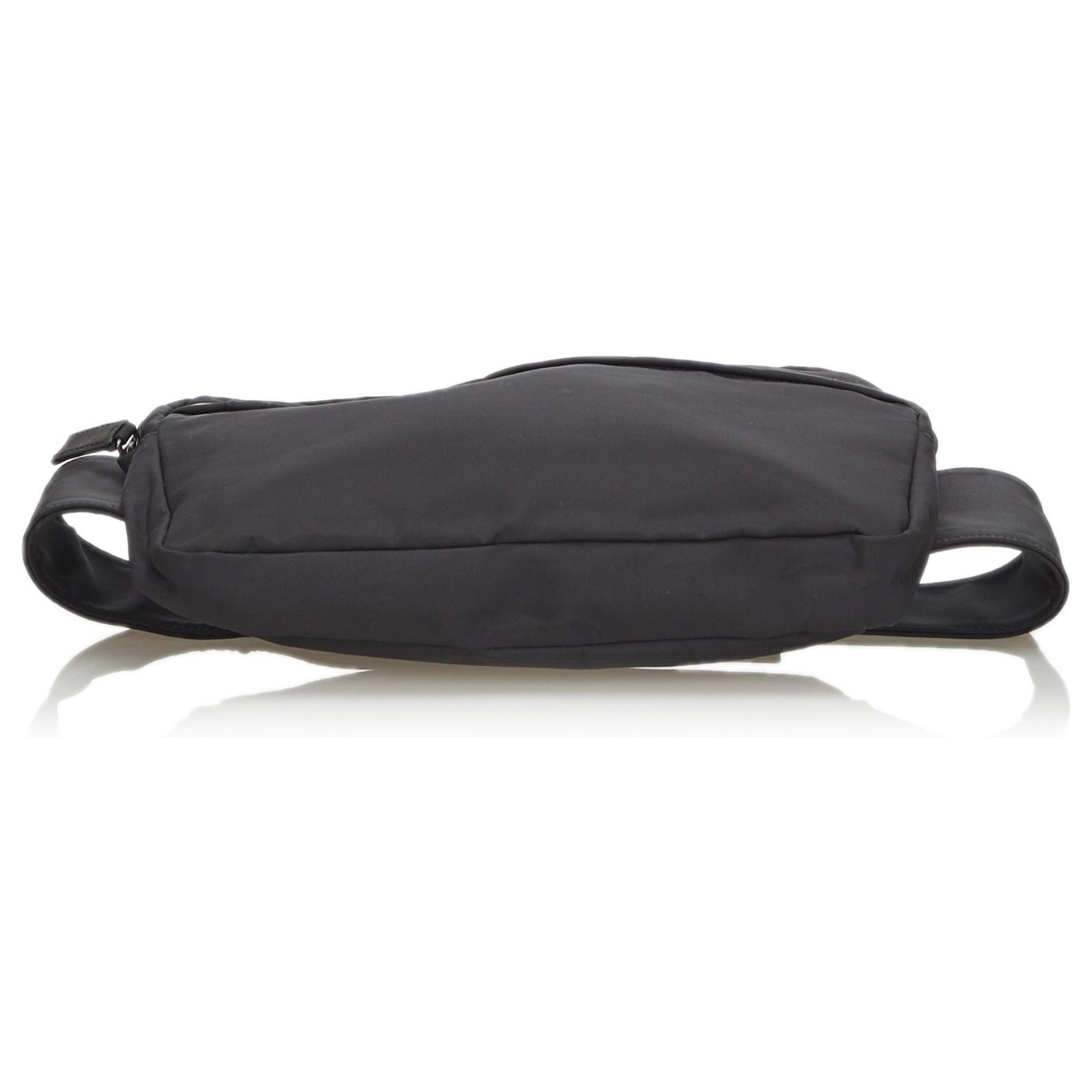 Prada Black Sports Nylon Belt Bag Cloth ref.141348 - Joli Closet