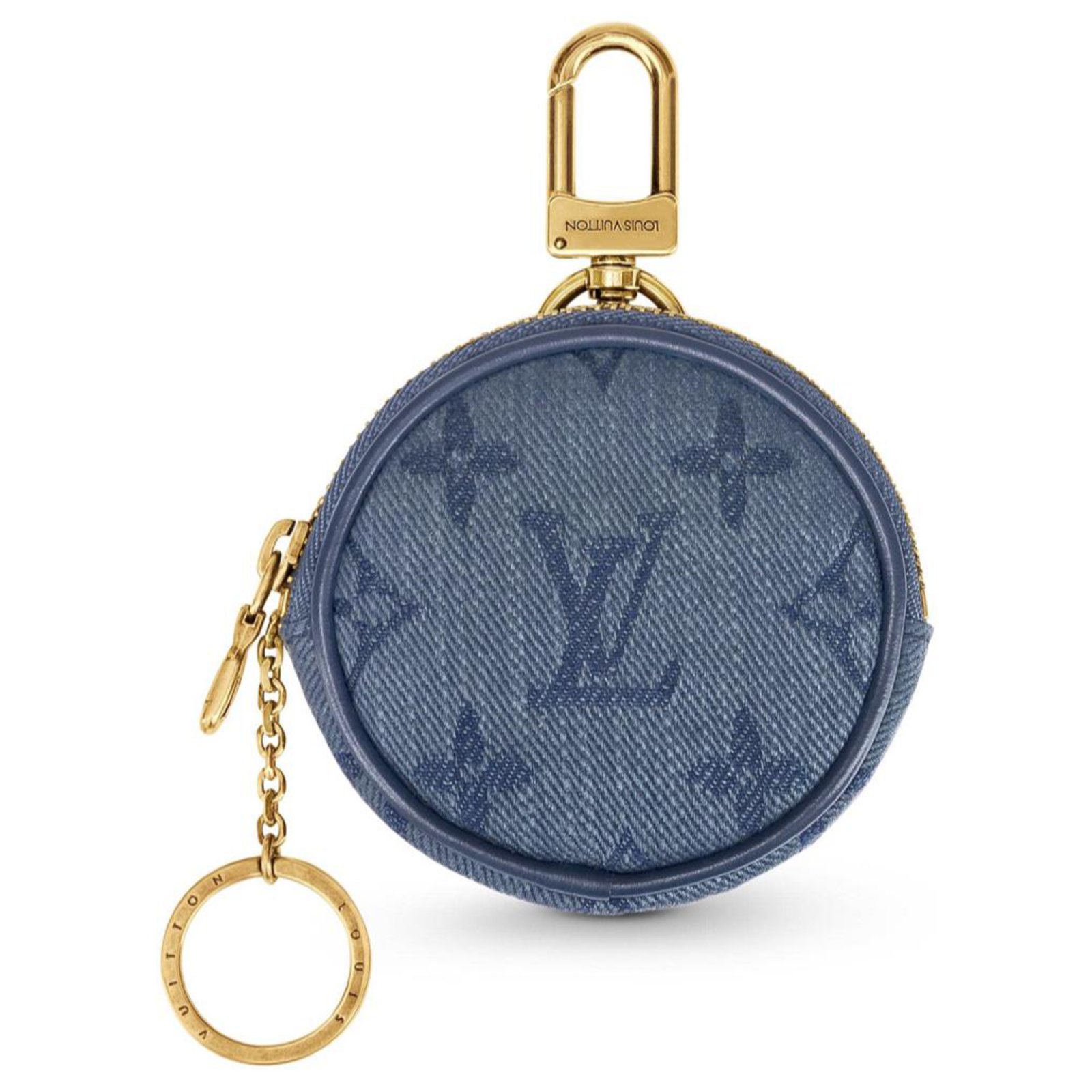 Louis Vuitton bag charm Blue Denim ref.141425 - Joli Closet