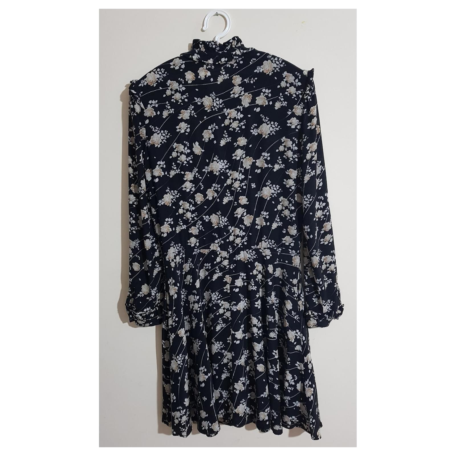 The Kooples Robes Soie Multicolore ref.141489 Joli Closet