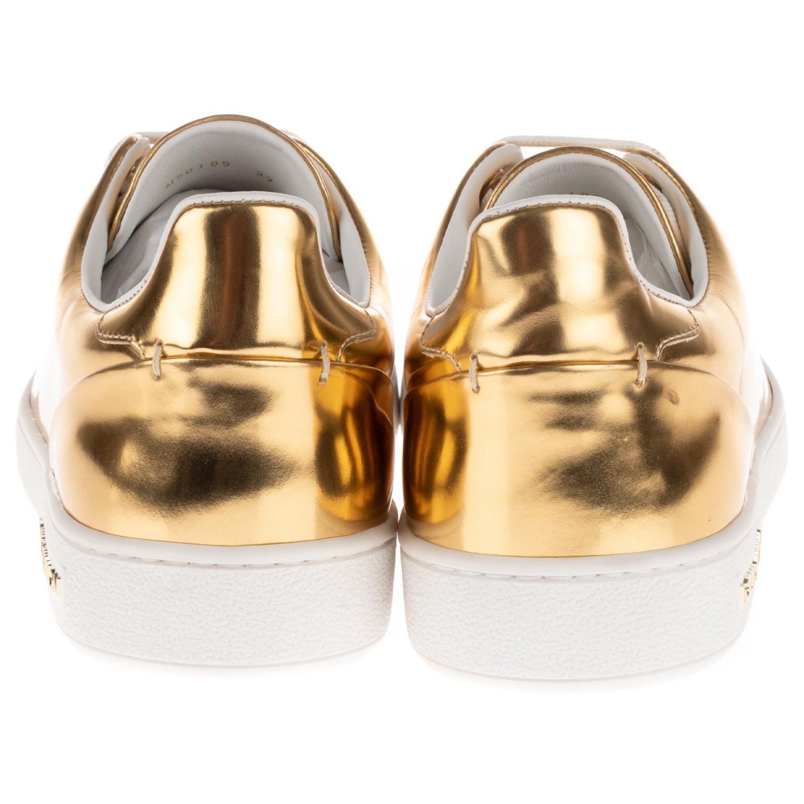 Louis Vuitton Sneakers Golden Cloth ref.475807 - Joli Closet