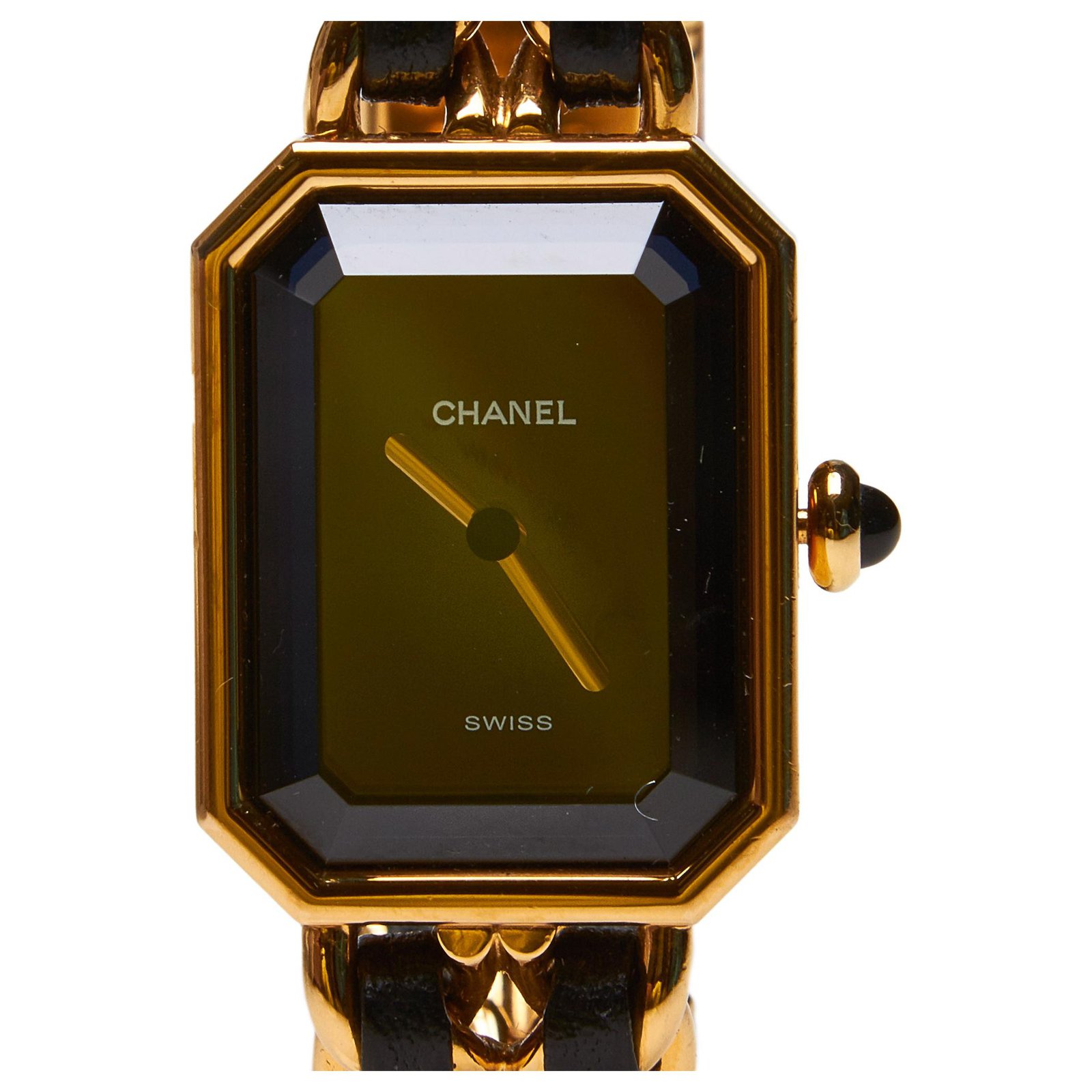 Chanel Gold Premiere Chaine Watch Black Golden Metal ref.141967 - Joli  Closet