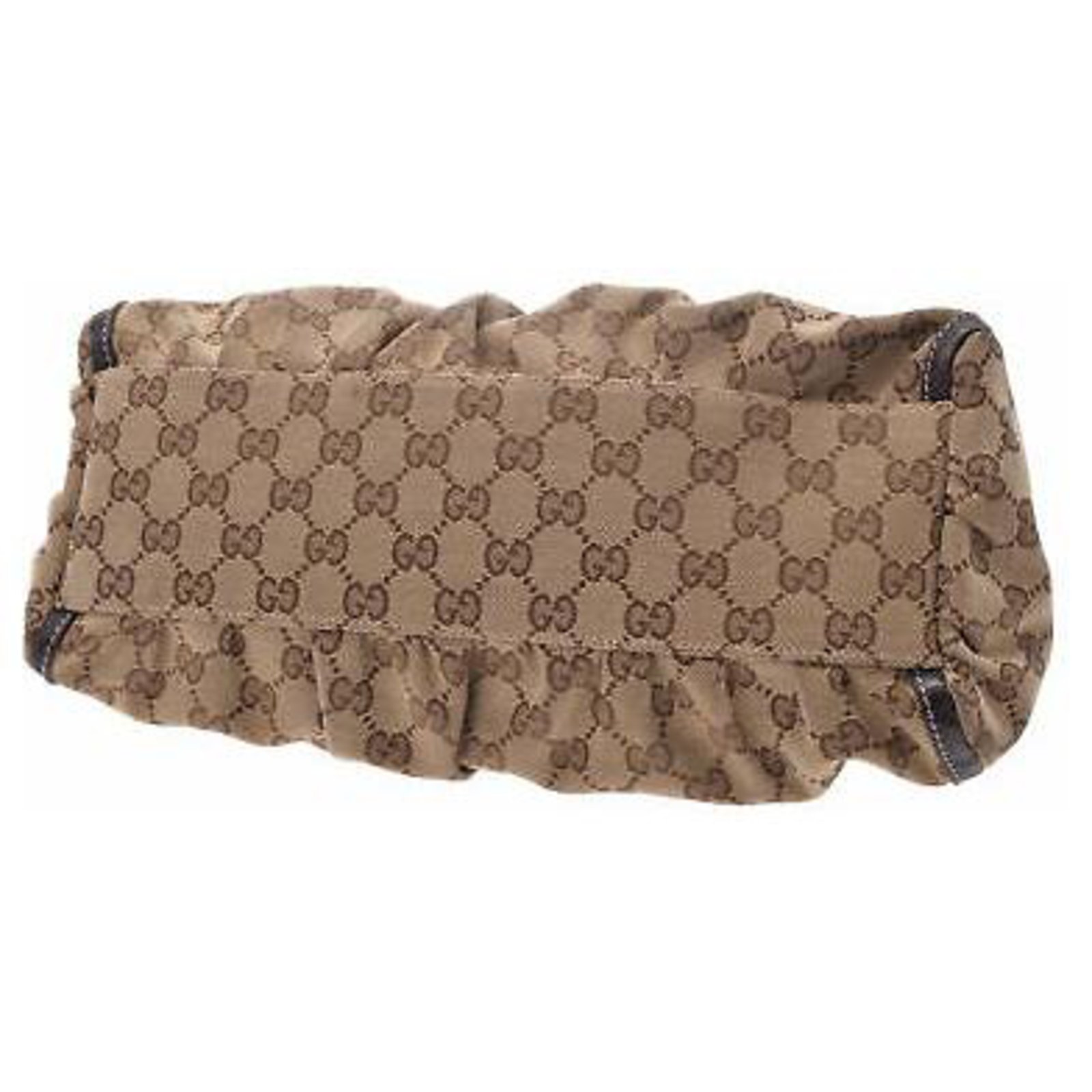 Cloth handbag Gucci Brown in Cloth - 35911801