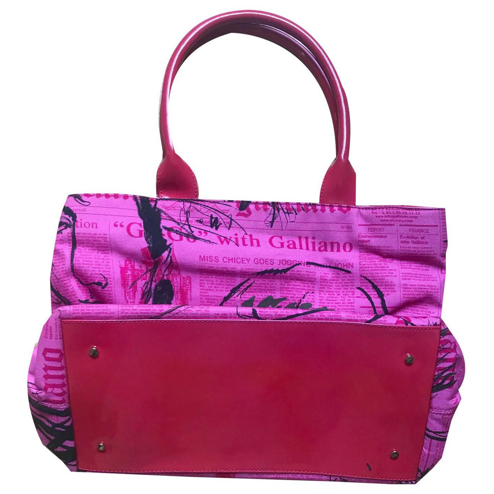 Handbag John Galliano Multicolour in Plastic - 30856994