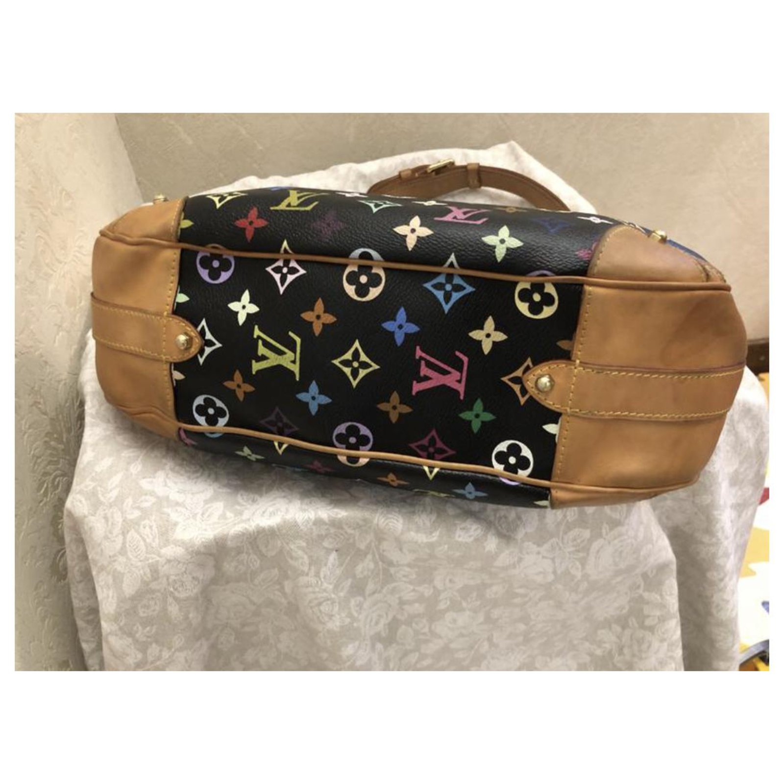 Louis Vuitton, Bags, Louis Vuitton Greta Black Multicolor