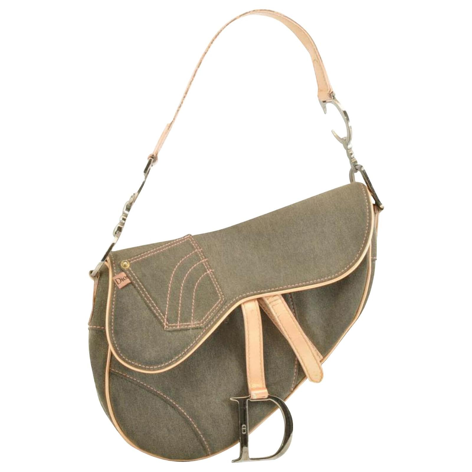 Dior Saddle Grey Cloth ref.142844 Joli Closet