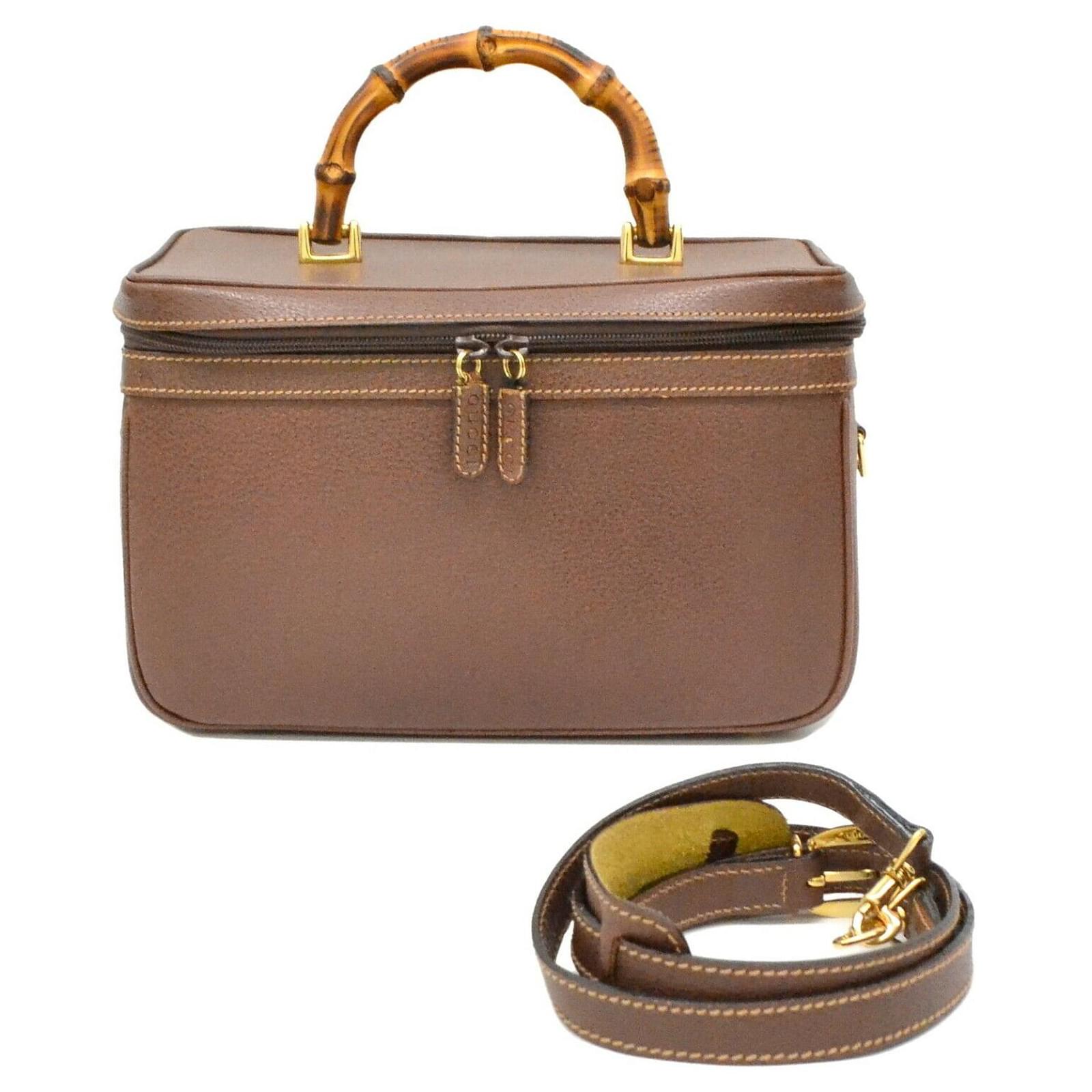 Gucci Briefcase Brown Leather ref.143116 Joli Closet