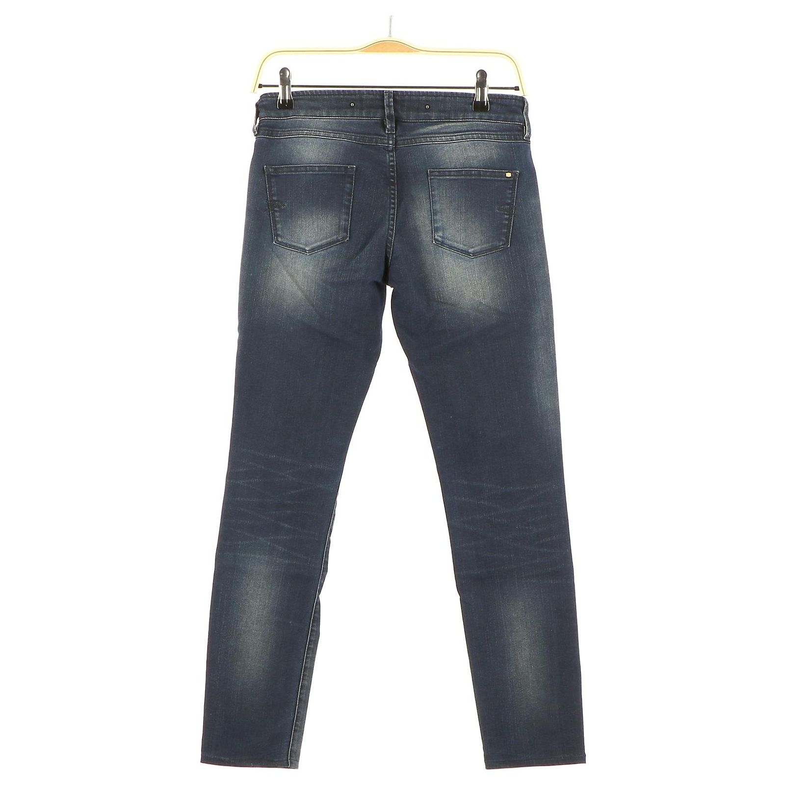 Jean Slim Barbara Bui - Taille 36 FR - Bleu - Zip Cheville - Occasion Très Bon état