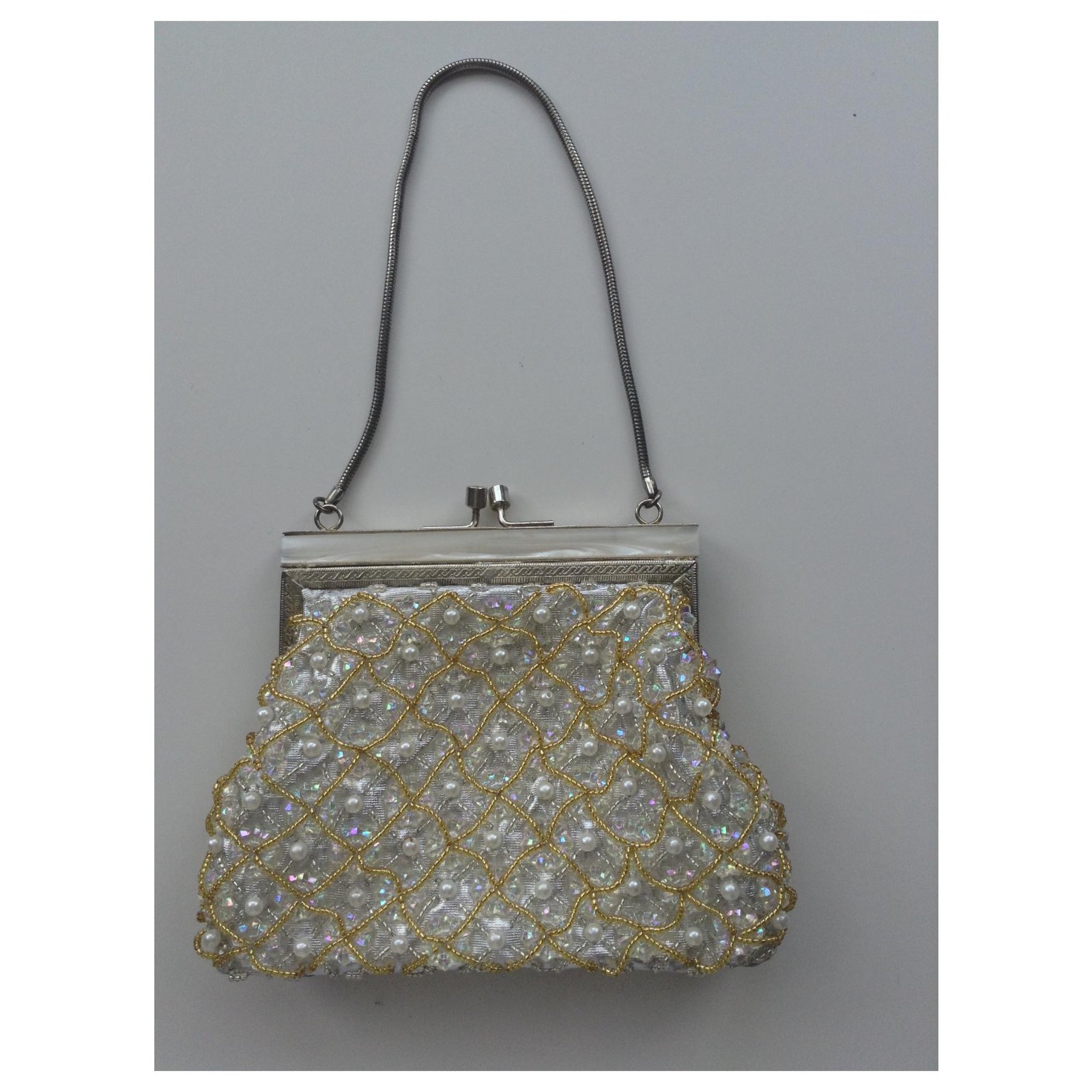 Haitian Handbag Sequins /& Beads