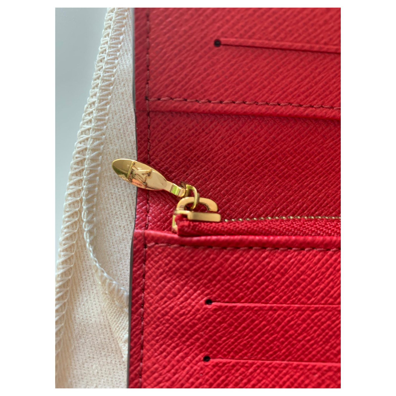 Louis Vuitton Kimono Long Wallet Red Taurillon Leather ref.143906