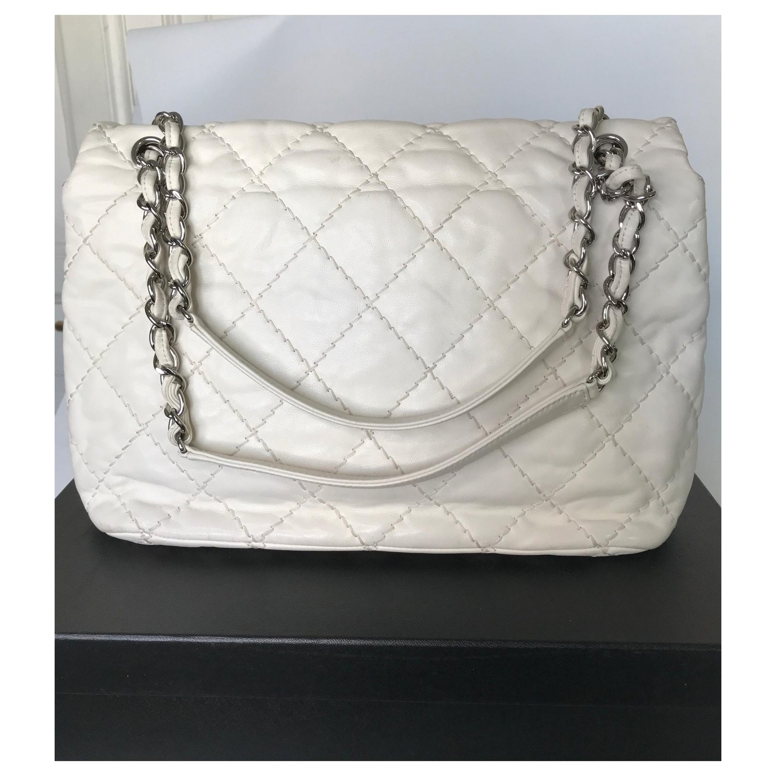 Maxi Timeless Flap Bag with Chanel Box