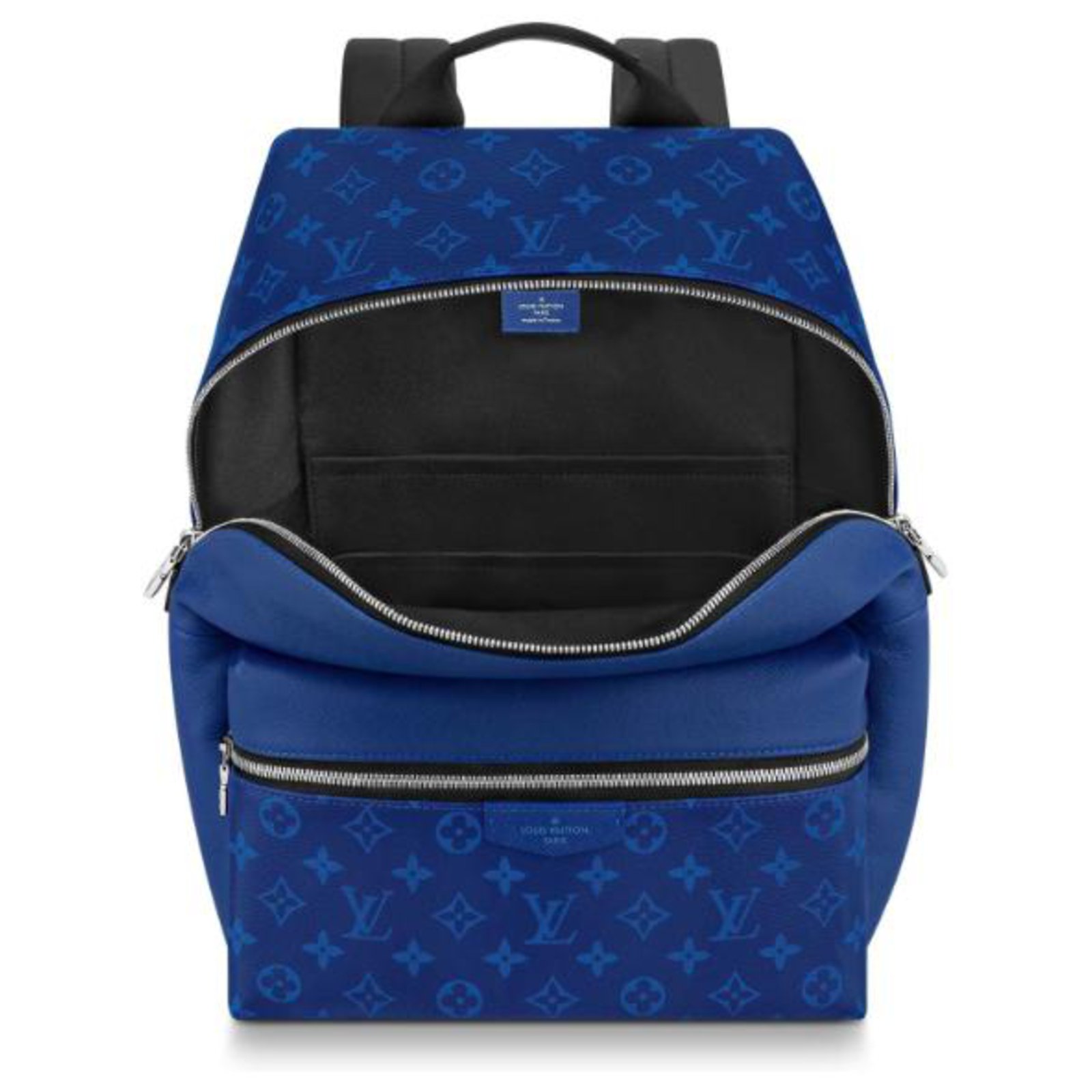 Louis Vuitton Backpack White Blue Leather ref.998871 - Joli Closet