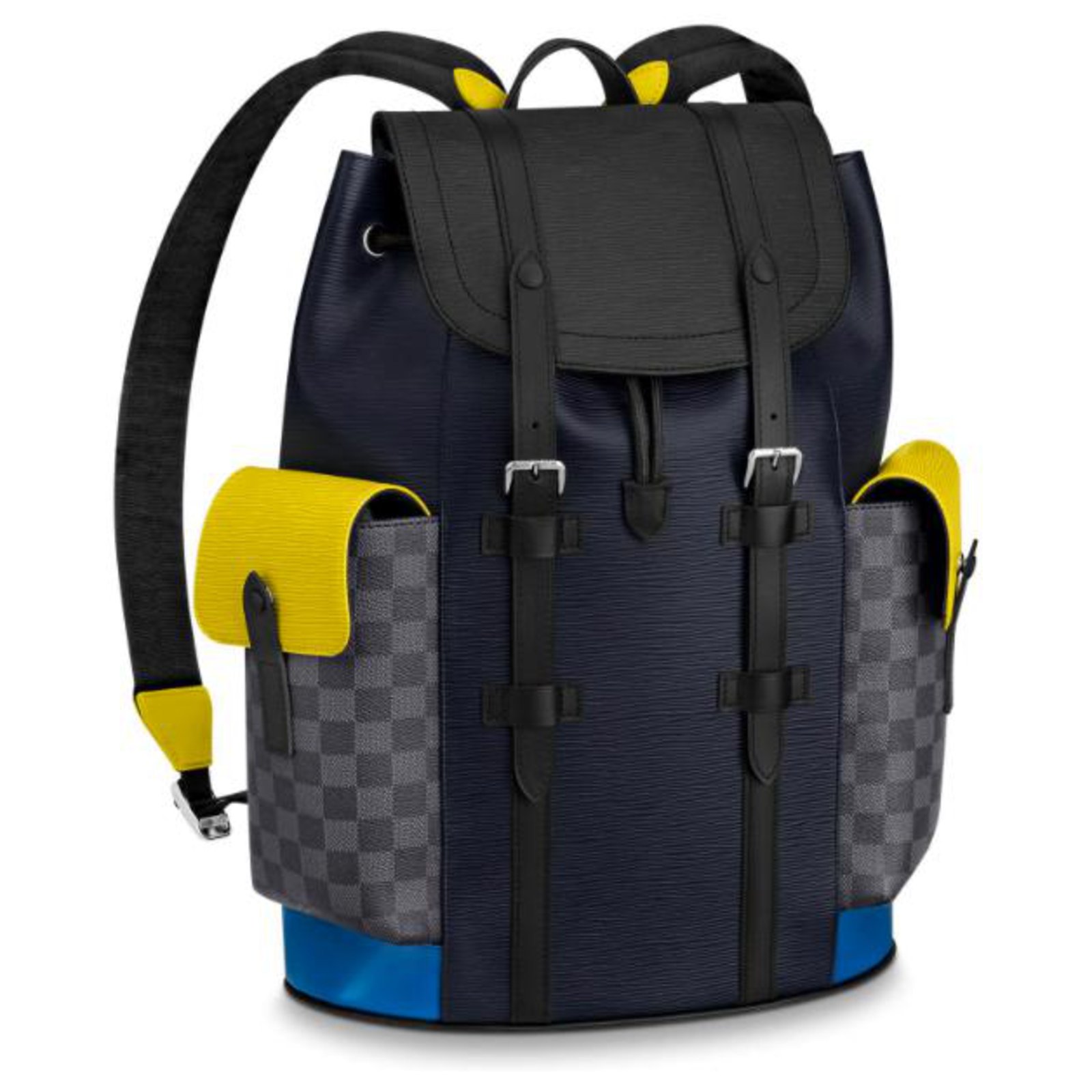 Louis Vuitton Christopher Backpack Flags GM Black Multicolor in Calfskin  Leather with Silver-tone - US