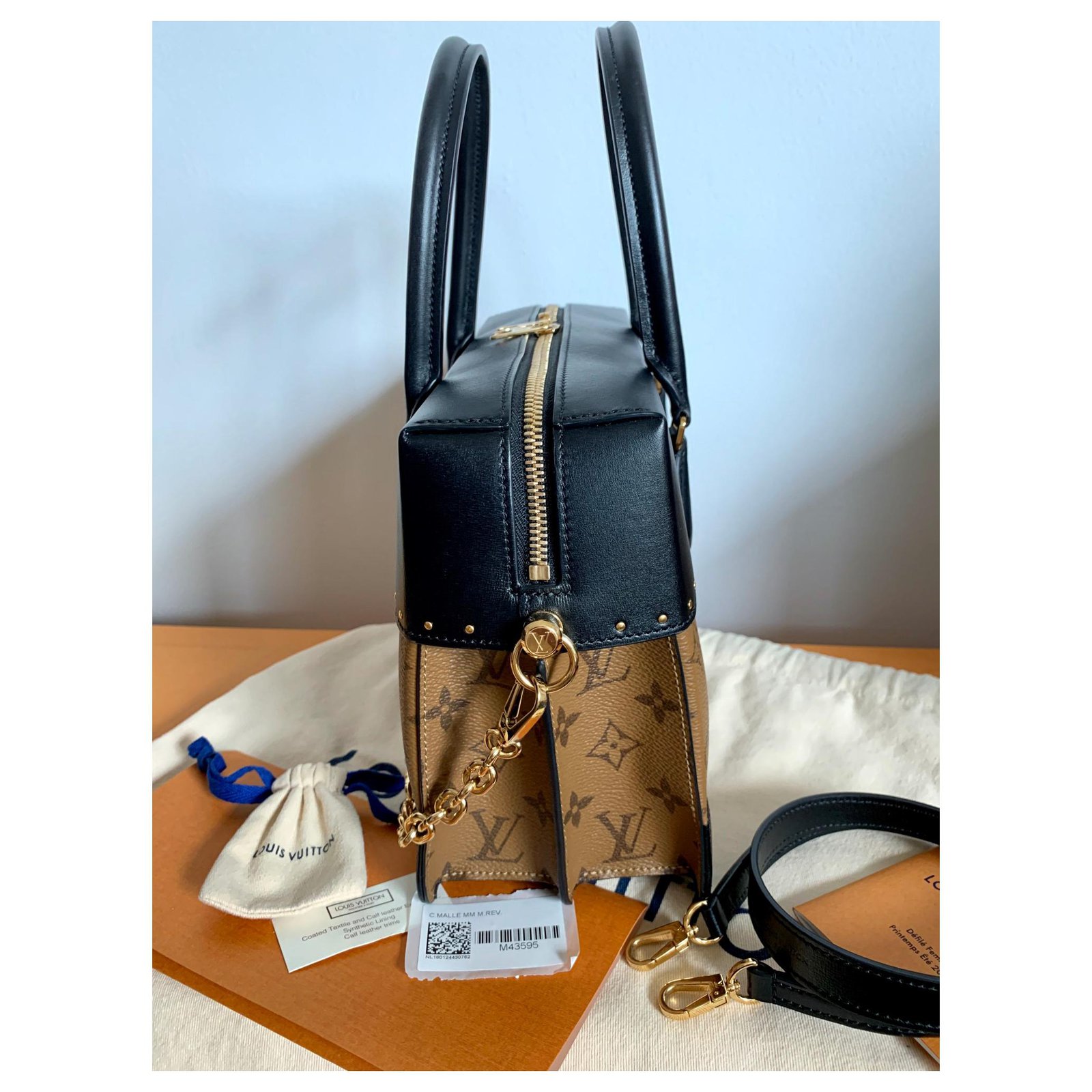 Louis Vuitton Reverse Monogram City Malle MM - Brown Handle Bags, Handbags  - LOU757379