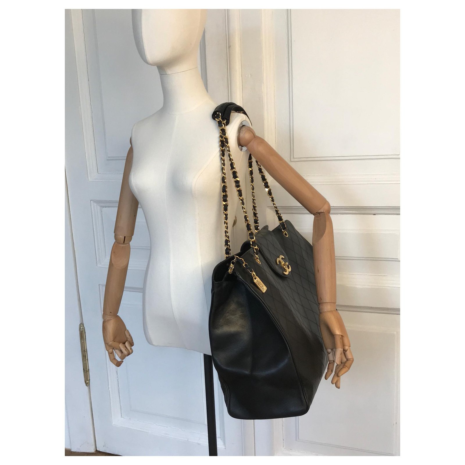 Chanel Supermodel Bag - 7 For Sale on 1stDibs  chanel vintage supermodel  tote, chanel super model, chanel supermodel weekender bag