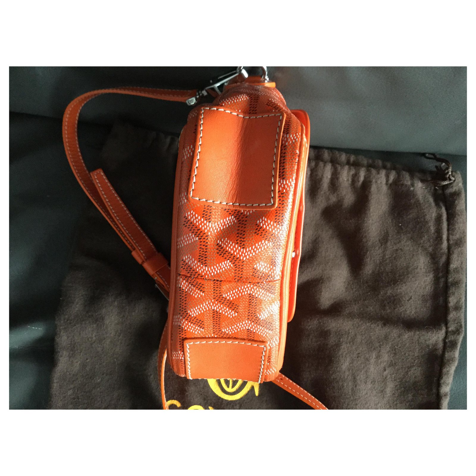 Belvedère leather bag Goyard Orange in Leather - 33234915