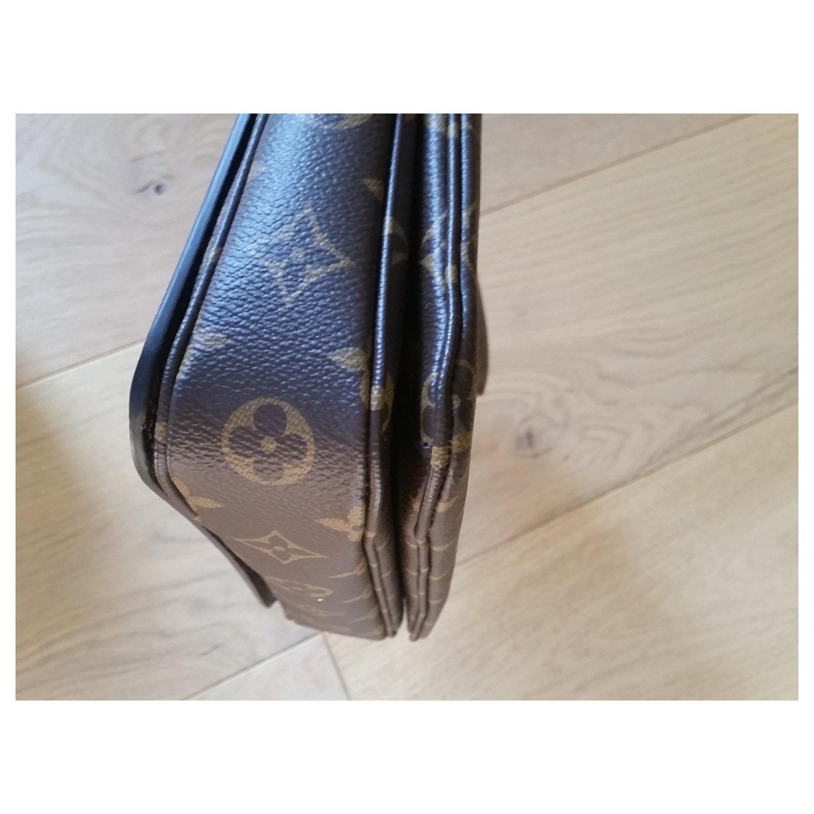 Metis Monogram wallet Monogram Louis Vuitton Chocolate Leather ref