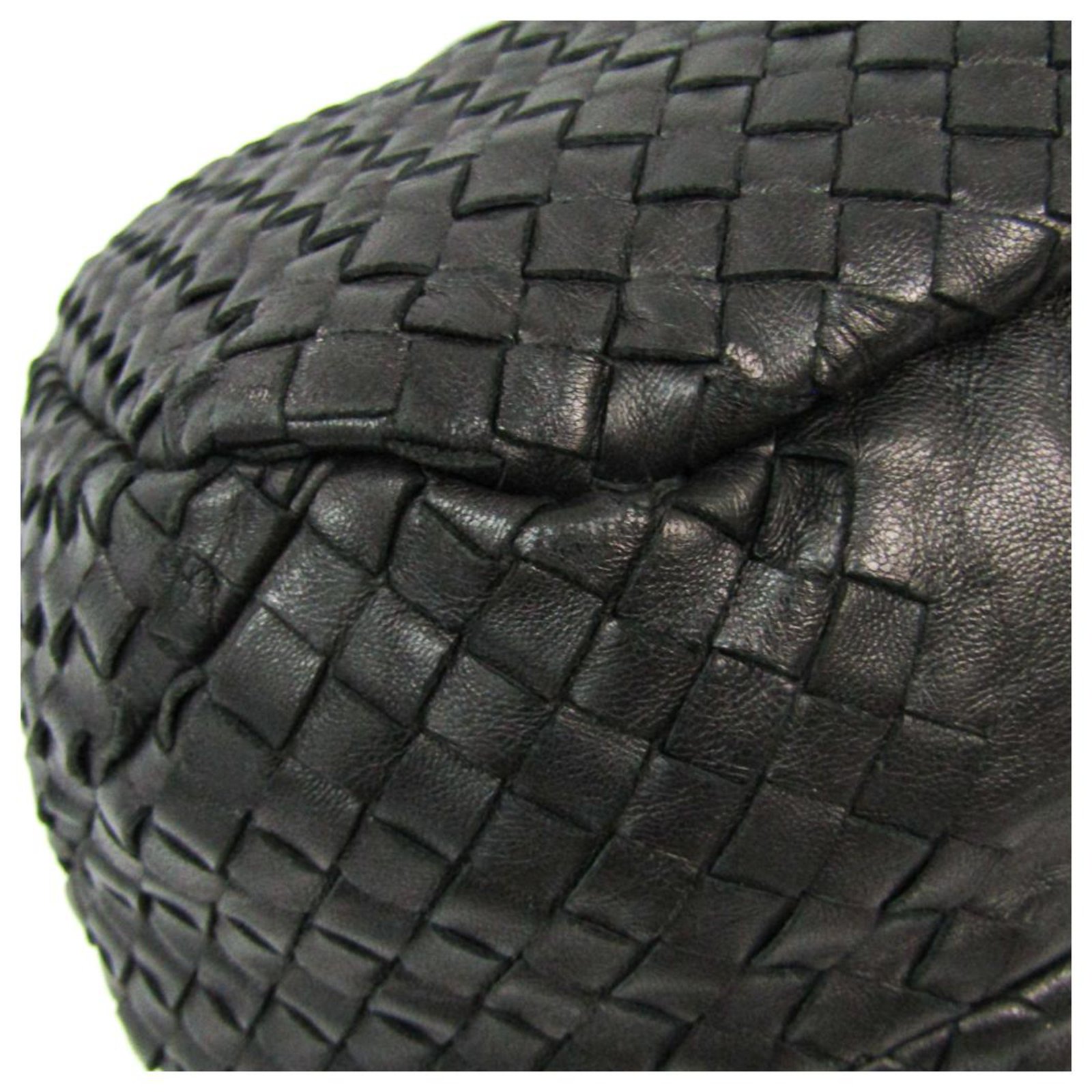 Bottega Veneta Black Large Intrecciato Campana Leather Hobo ref.145284 -  Joli Closet