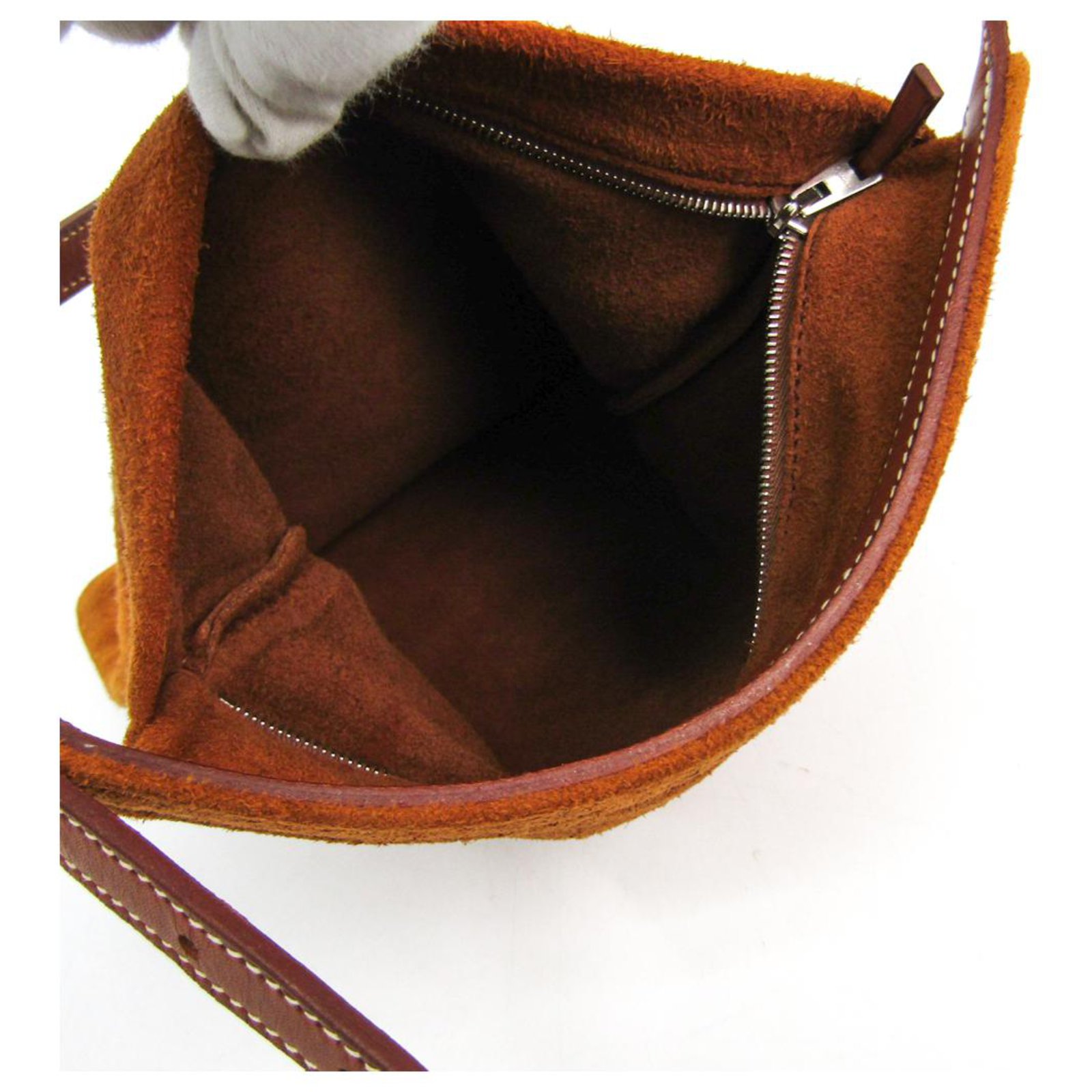 Hermès Hermes Belt Waist Bag in Brown Suede ref.630164 - Joli Closet