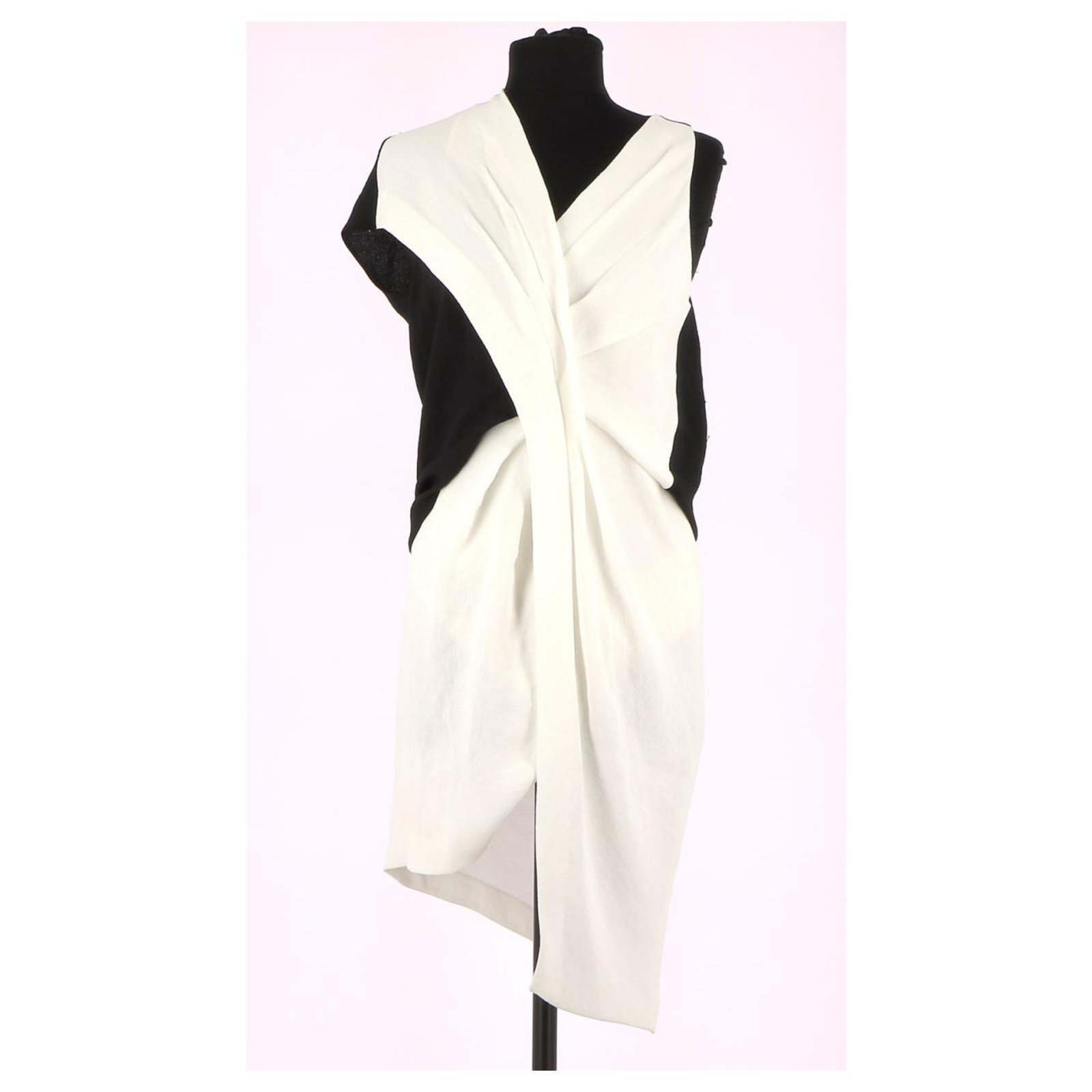 Helmut Lang robe White Polyester ref.145868 - Joli Closet