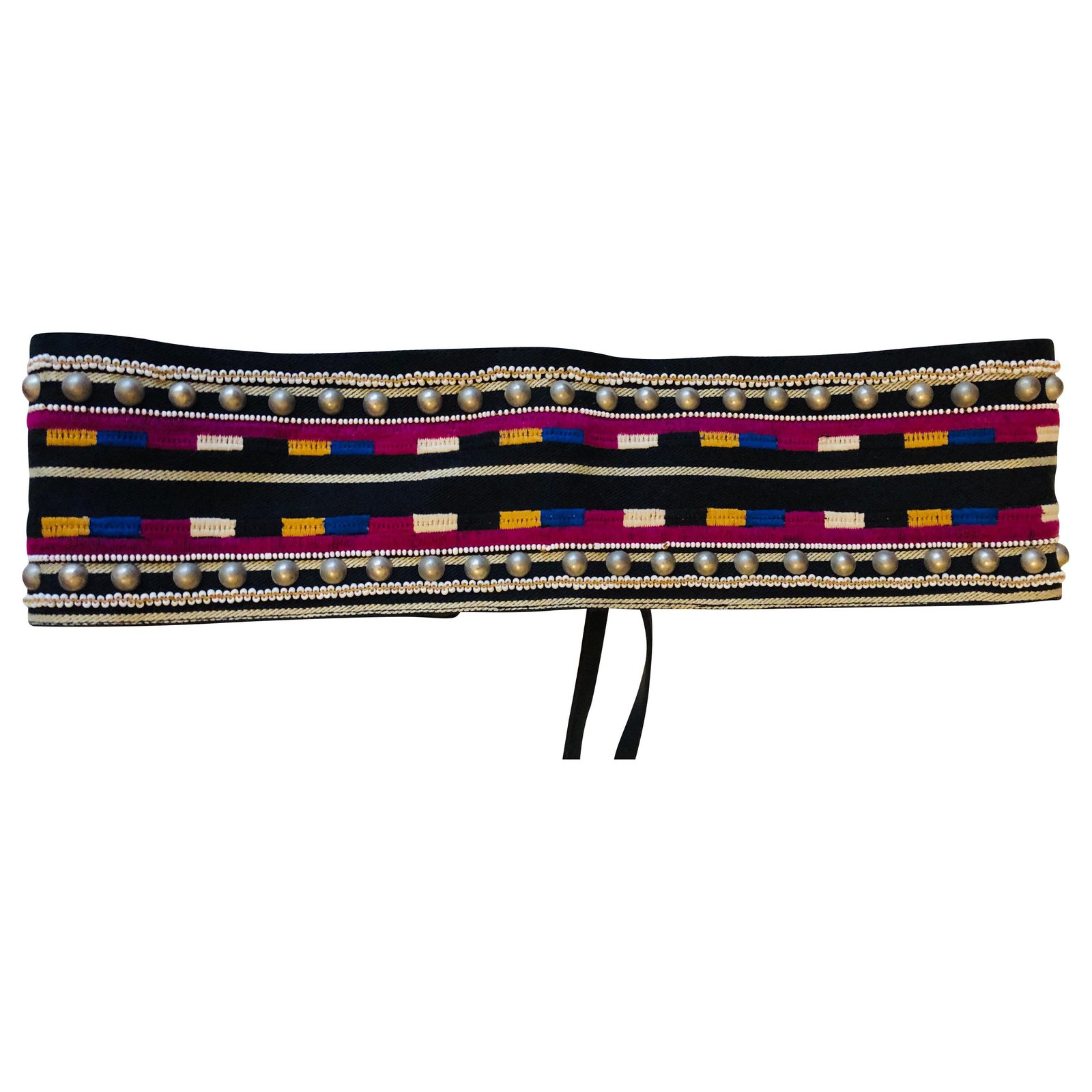 Isabel Marant cotton and leather belt Multiple colors ref.145883 - Joli