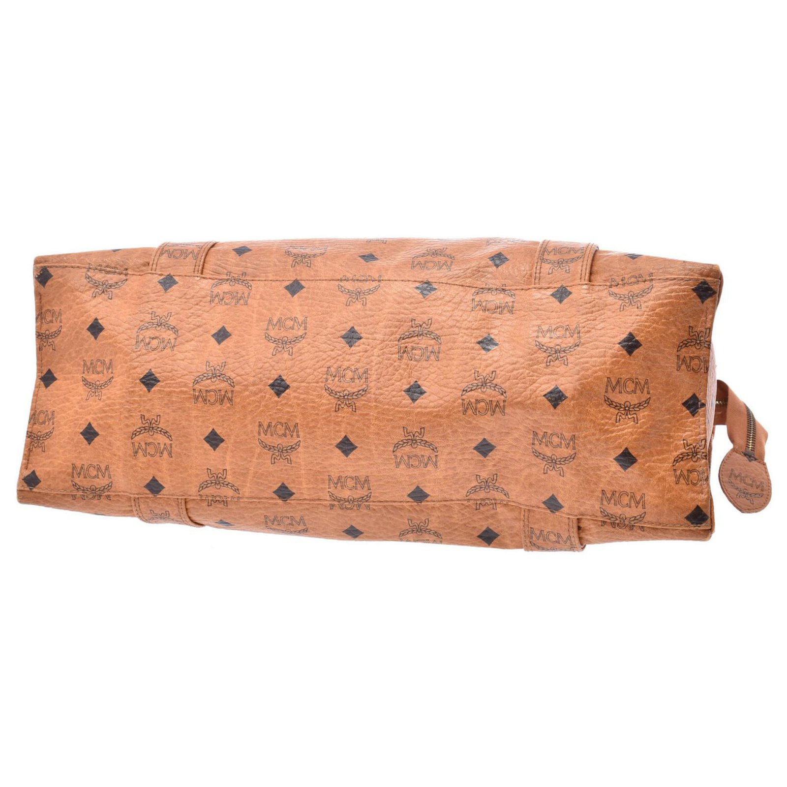 MCM Vintage Shoulder Bag Orange Leather ref.146174 - Joli Closet