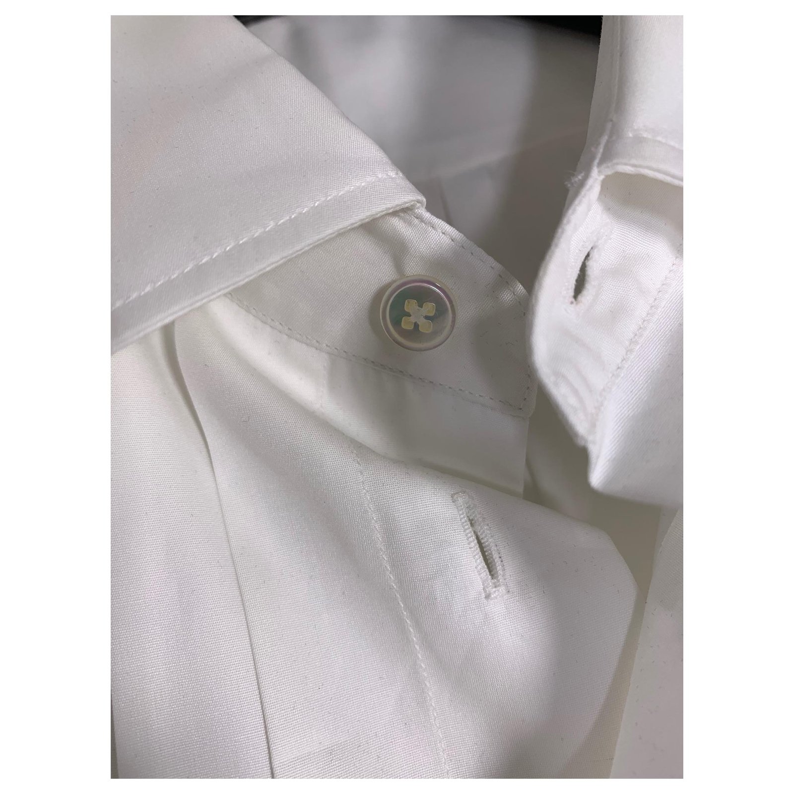 Louis Vuitton Shirts White Cotton ref.146362 - Joli Closet