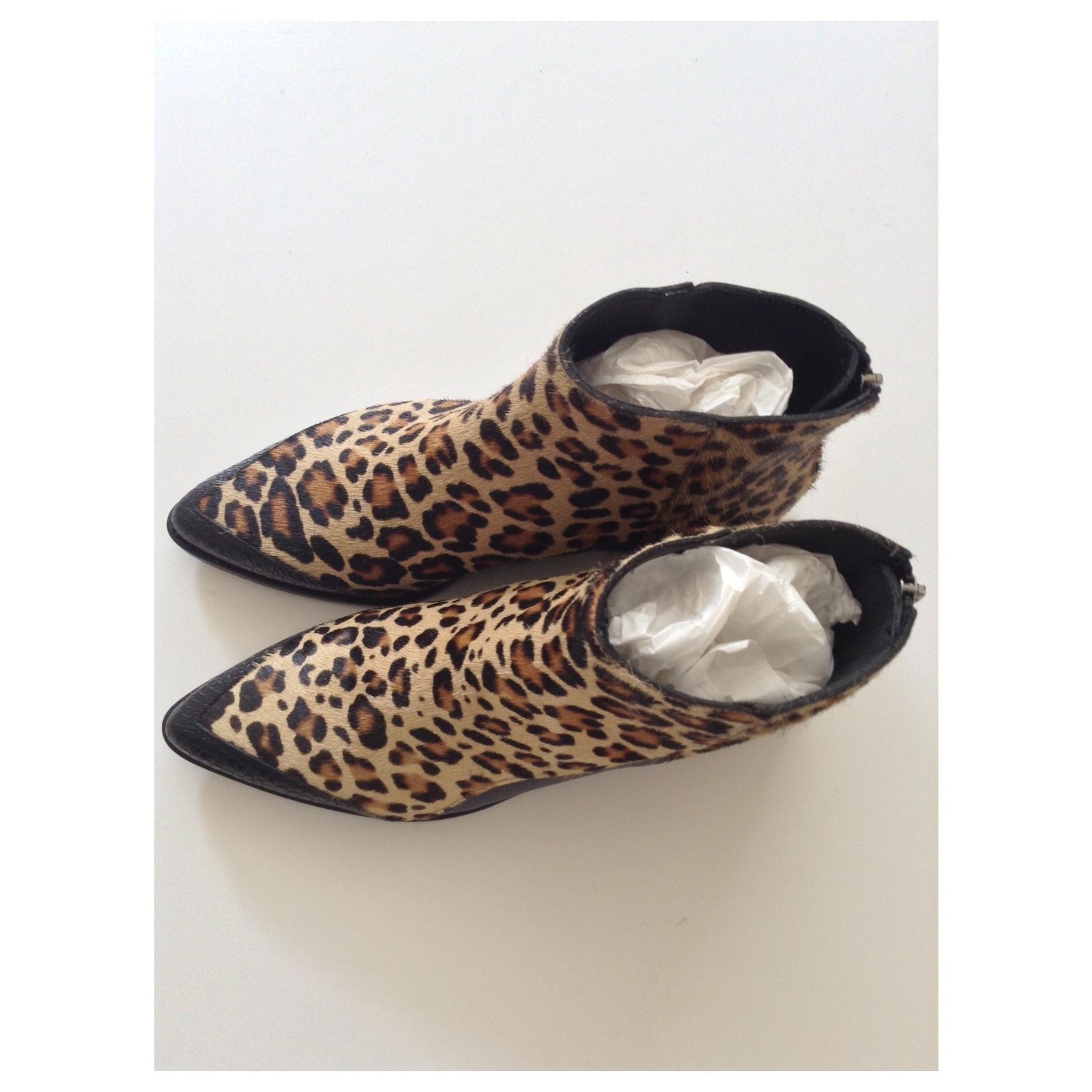 boots leopard zadig et voltaire
