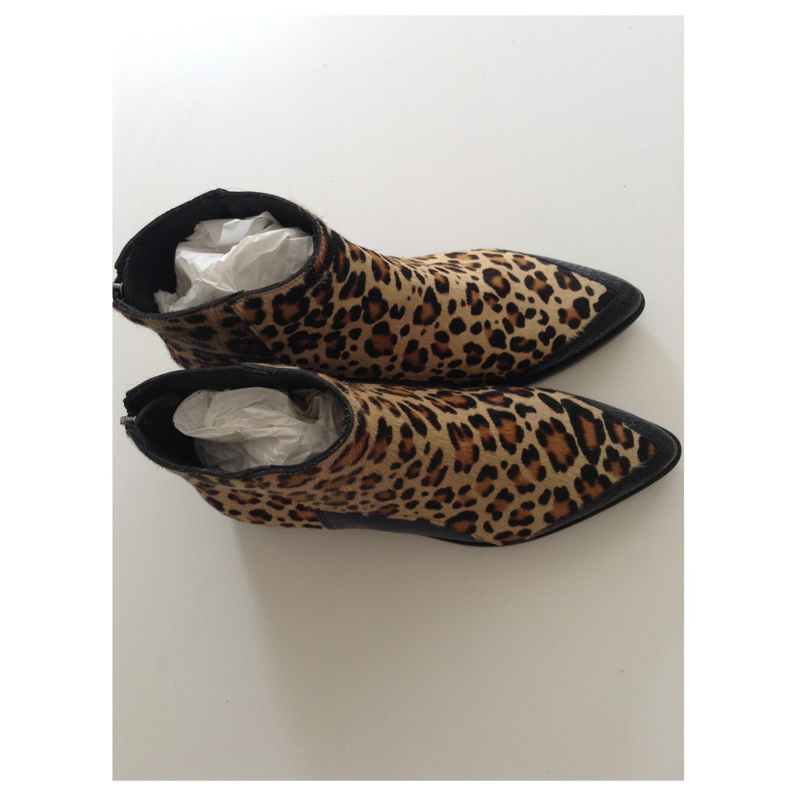 boots leopard zadig et voltaire