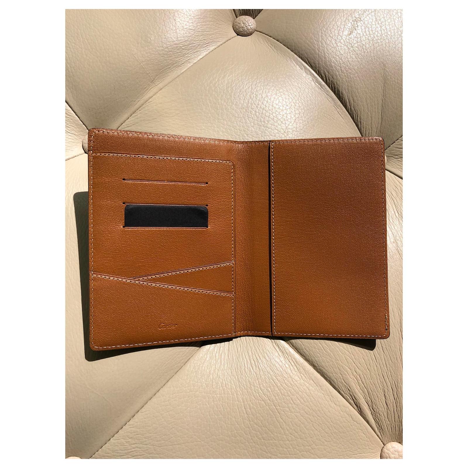 Cartier Passport and card holder Black Leather ref.146796 Joli Closet