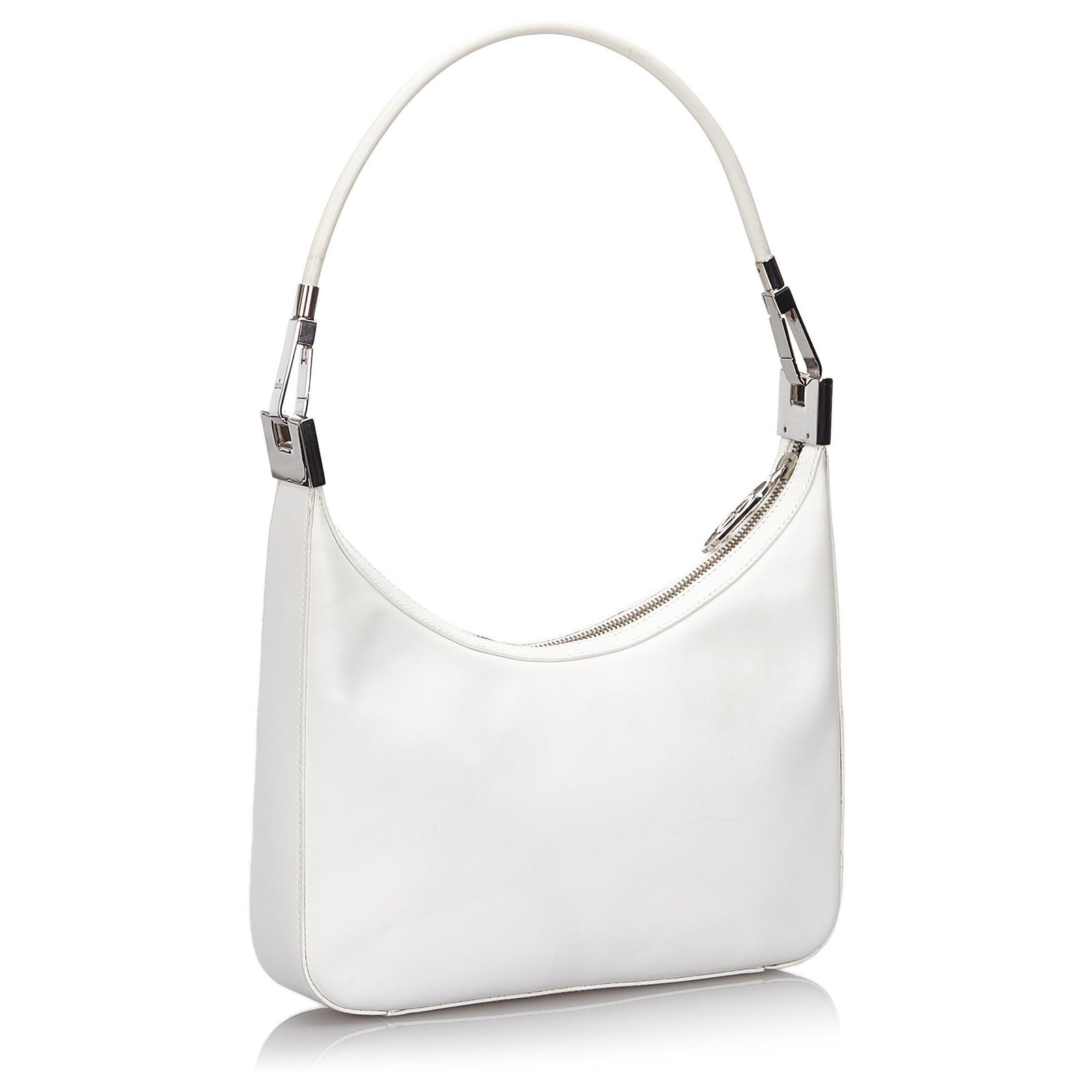 Hermès H��rmes bag Massai ���D:2000 White Leather ref.504445 - Joli Closet