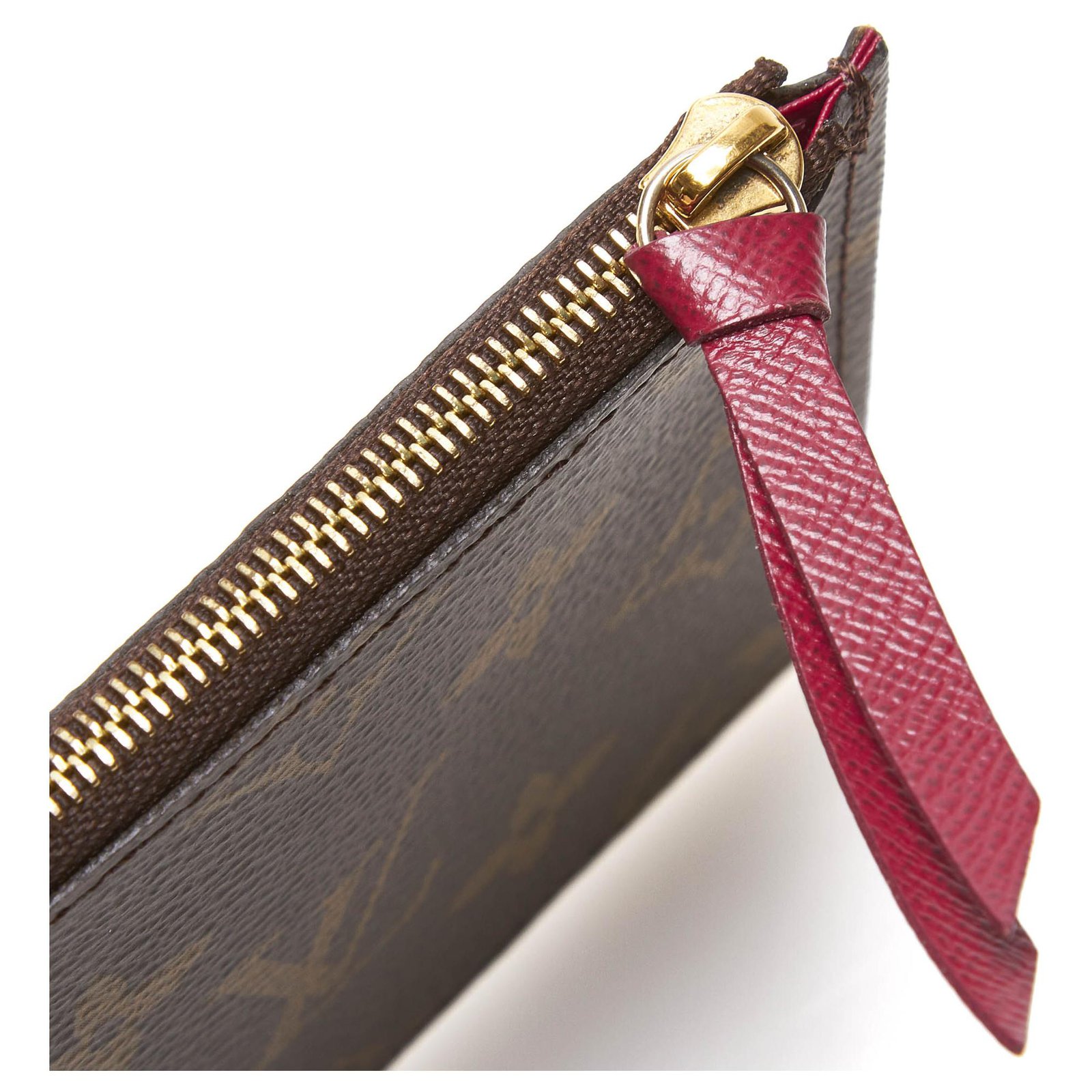 Louis Vuitton Brown Monogram Josephine Wallet Zippered Insert Cloth  ref.147286 - Joli Closet
