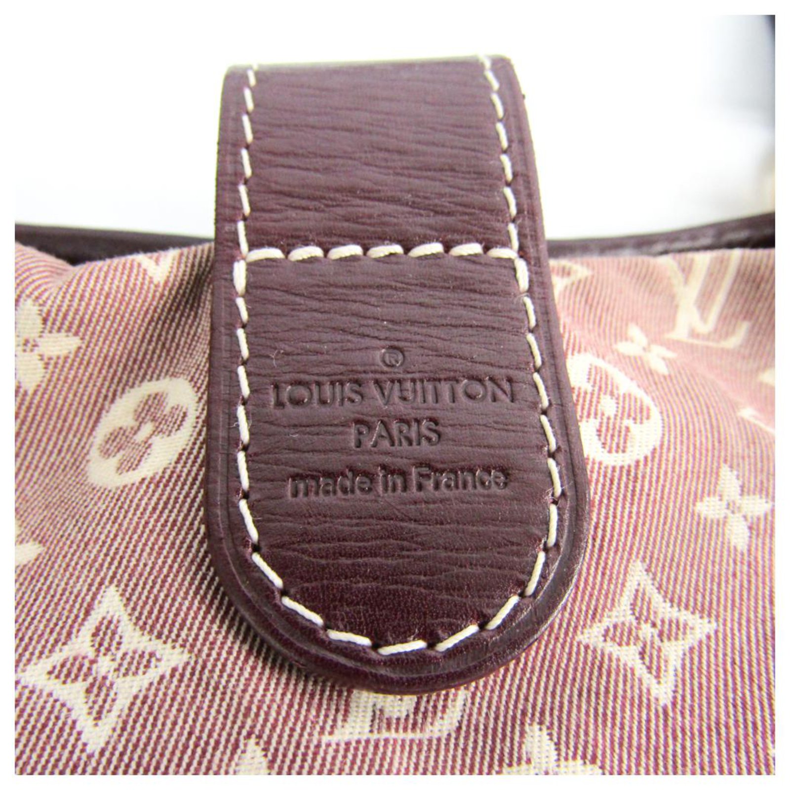 Louis Vuitton Brown Monogram Mini Lin Idylle Elegy Leather Cotton Cloth  ref.147530 - Joli Closet