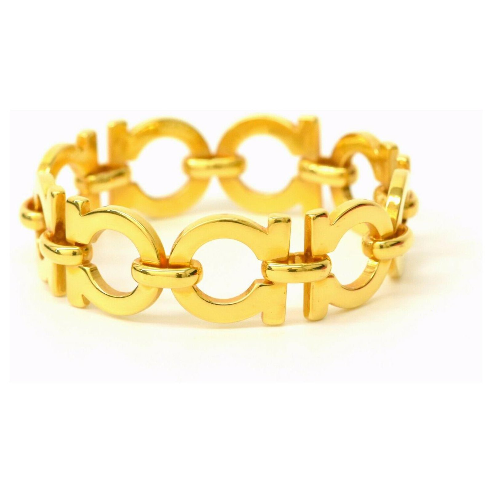 Ferragamo clearance gold bracelet