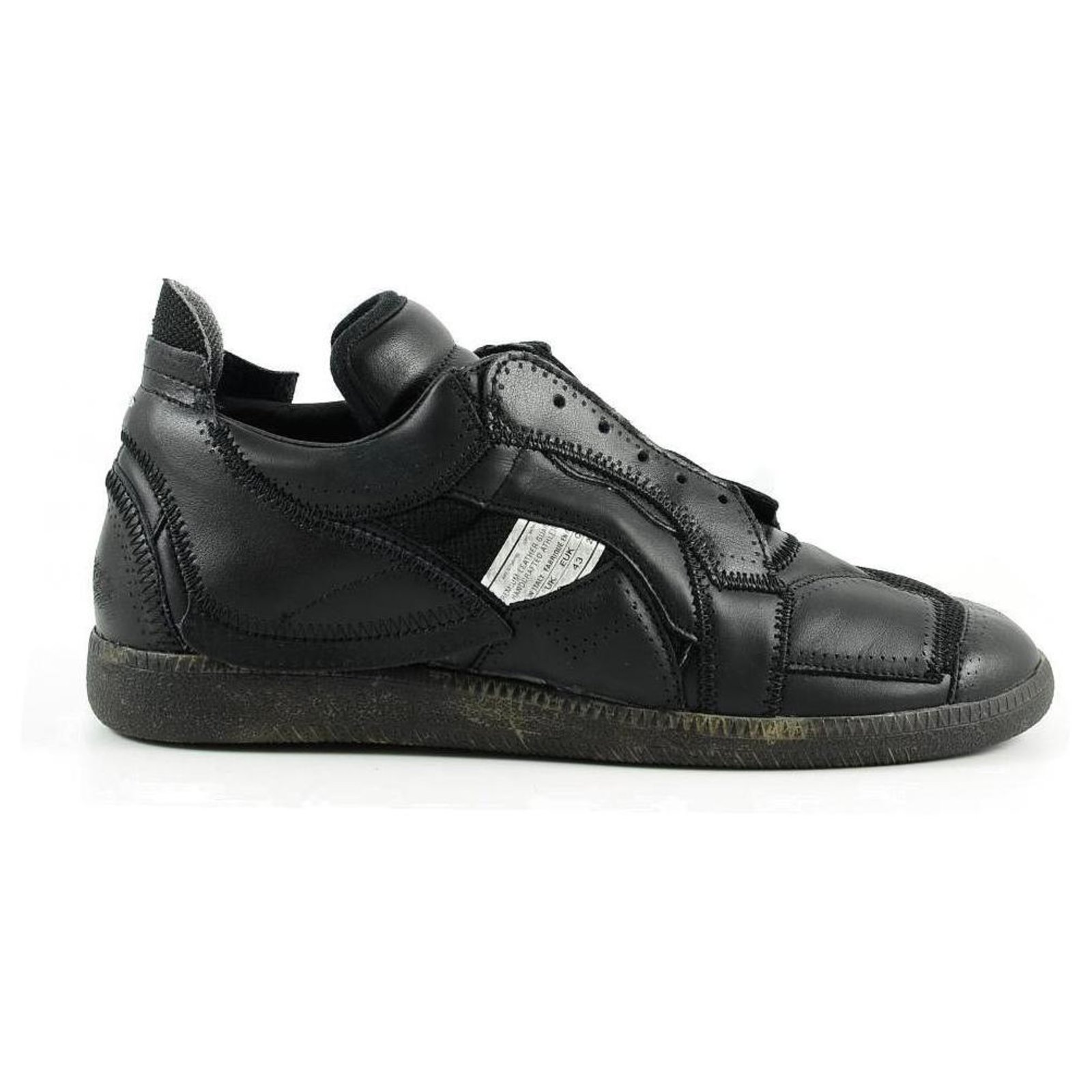 Maison Martin Margiela sneakers new Black Leather ref.149488