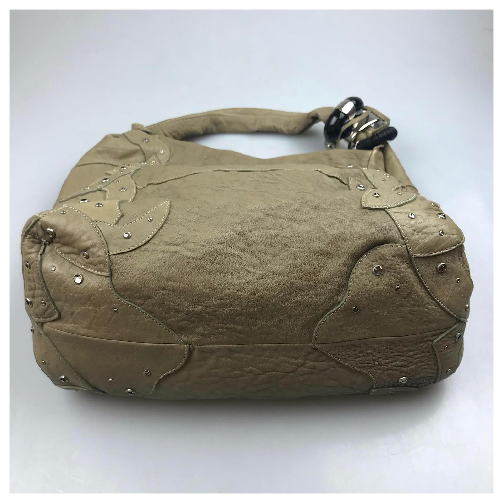 Jimmy Choo Brown Leather Shoulder Bag ref.149612 Joli Closet