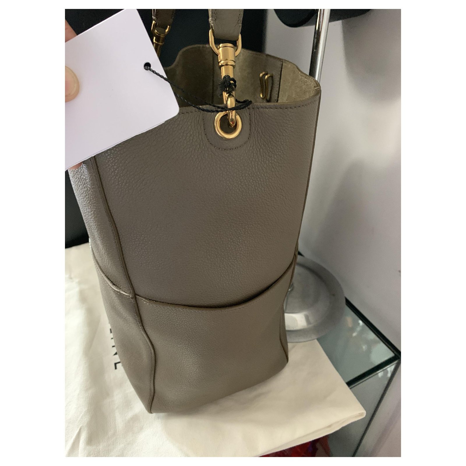 Celine Soft Bucket Bag Leather Medium - ShopStyle
