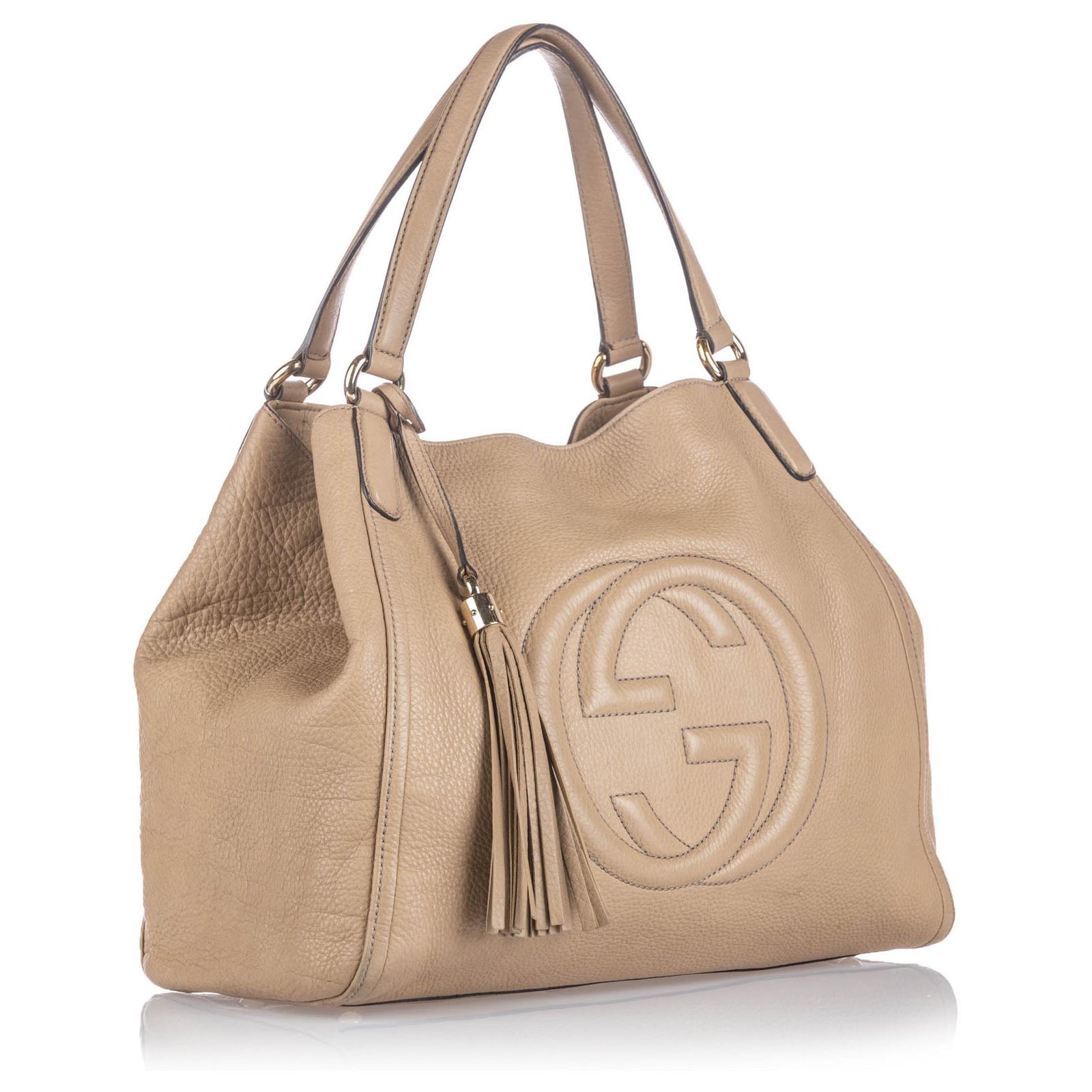 Gucci Pochette Bags Beige Leather ref.617904 - Joli Closet