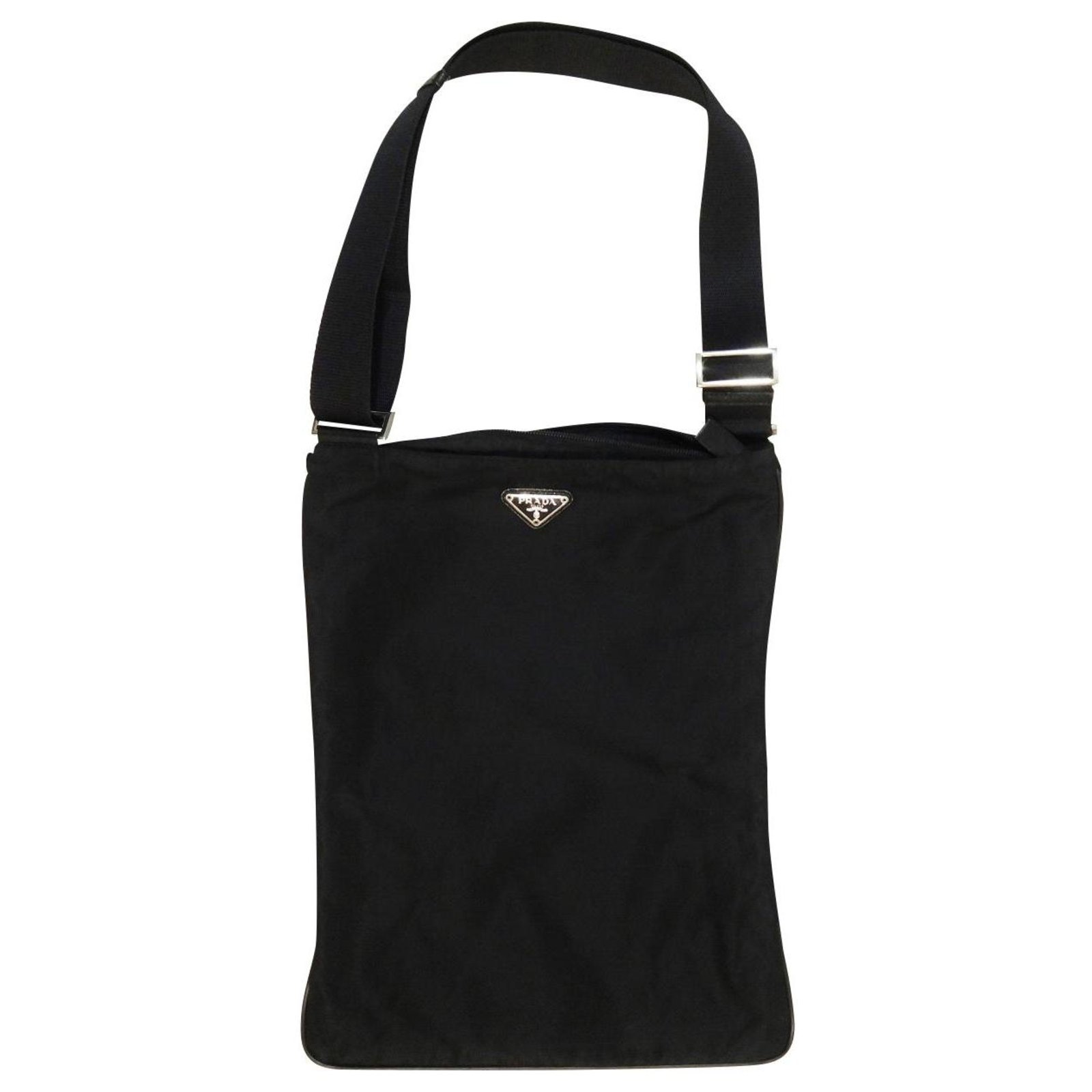 PRADA Crossbody Bag Nylon Crossbody Bag Messanger Bag Black Unisex ref ...