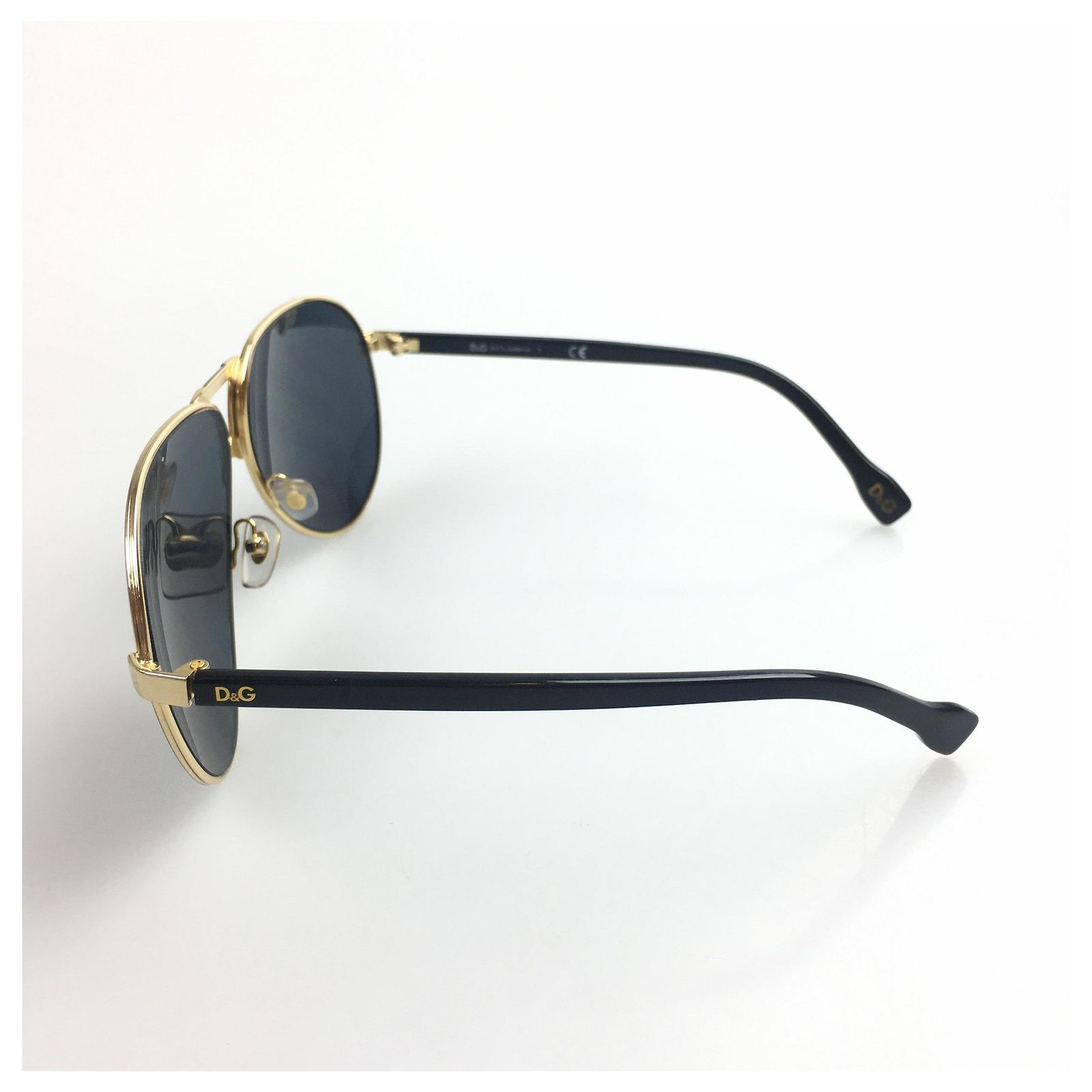 Lunettes De Soleil Rondes Métal Doré Ill.i Optics By Will I Am - UV400 - Vintage - Neuf
