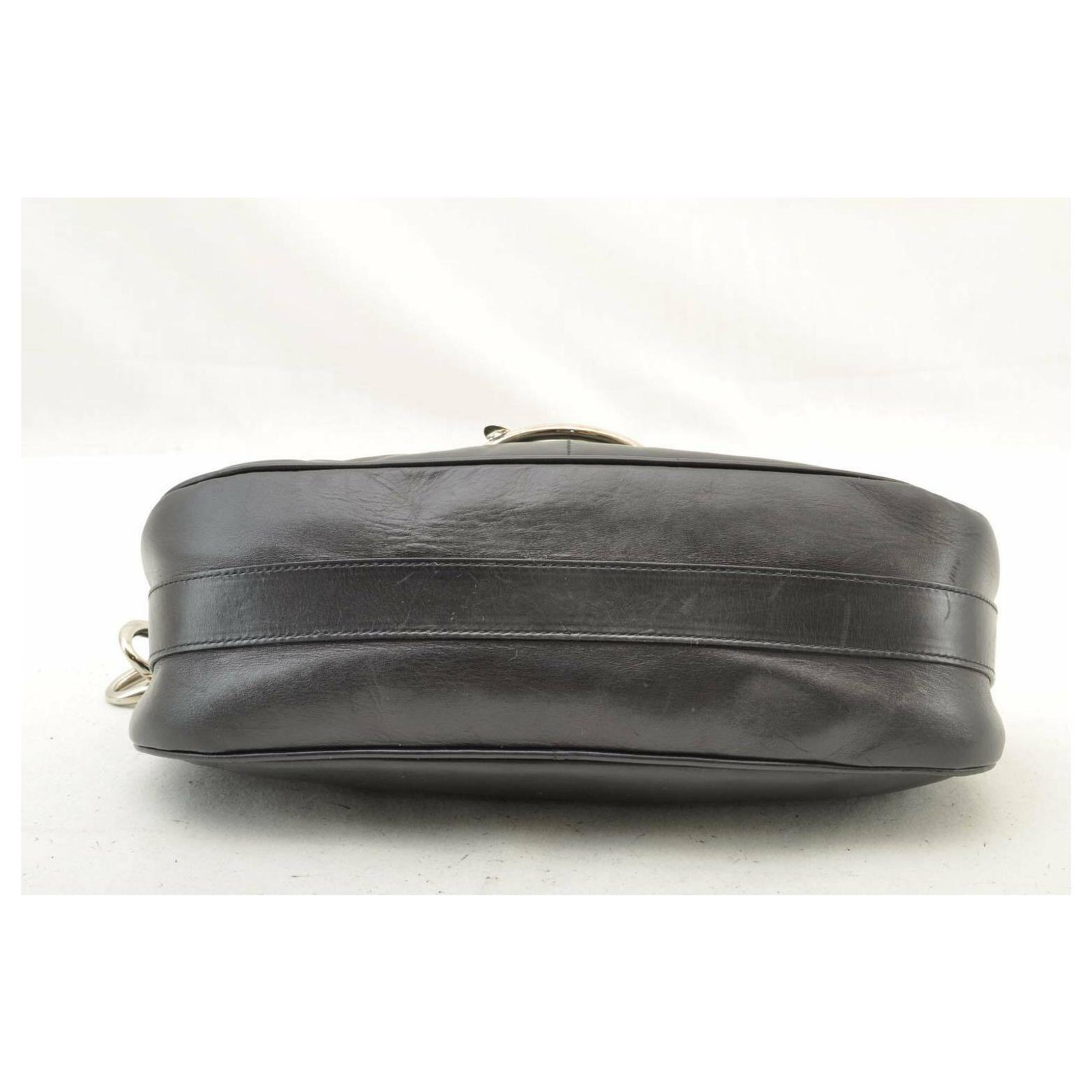 Dior Vintage Shoulder Bag Black Leather ref.153632 - Joli Closet